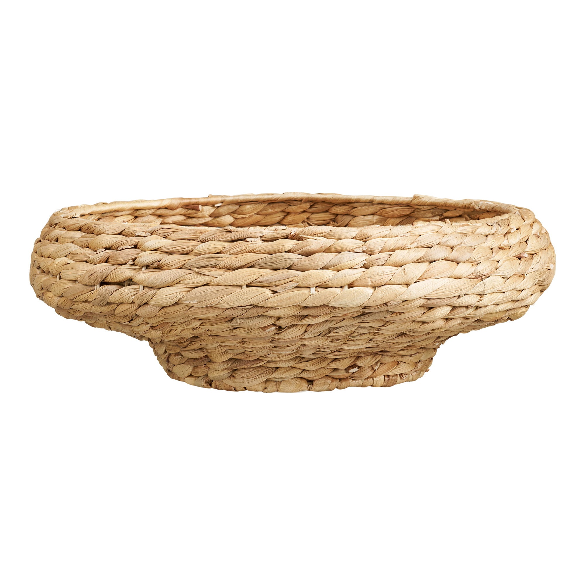 Frellesvig - Cesto in giacinto d'acqua, naturale ø38x12,5cm