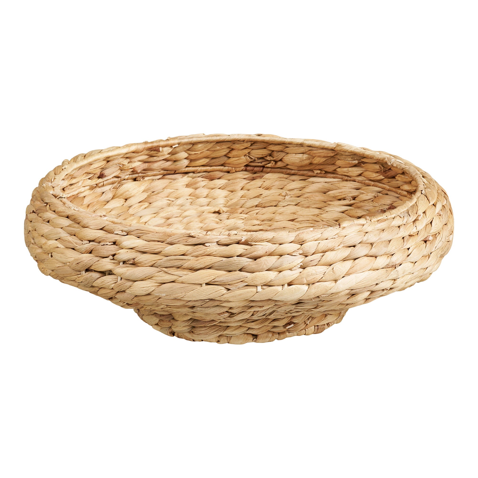 Frellesvig - Cesto in giacinto d'acqua, naturale ø38x12,5cm