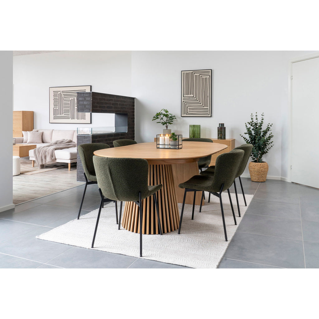 Gustave - Vaso in ceramica verde e marrone