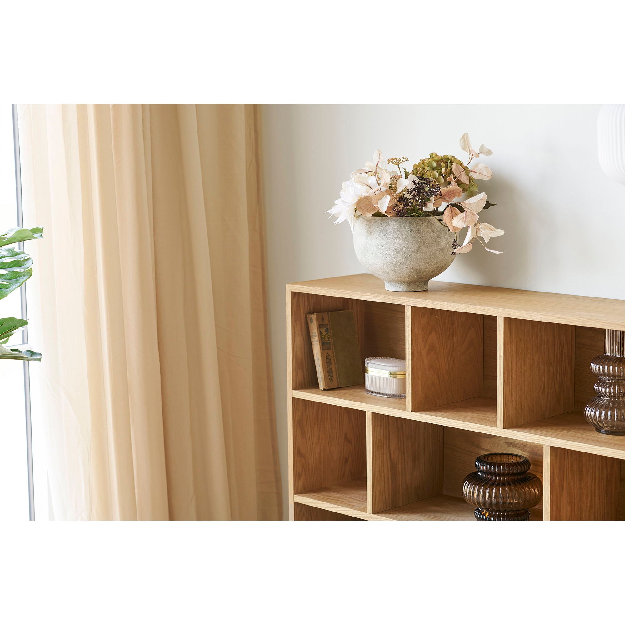 Gustavo - Portavaso in ceramica, grigio