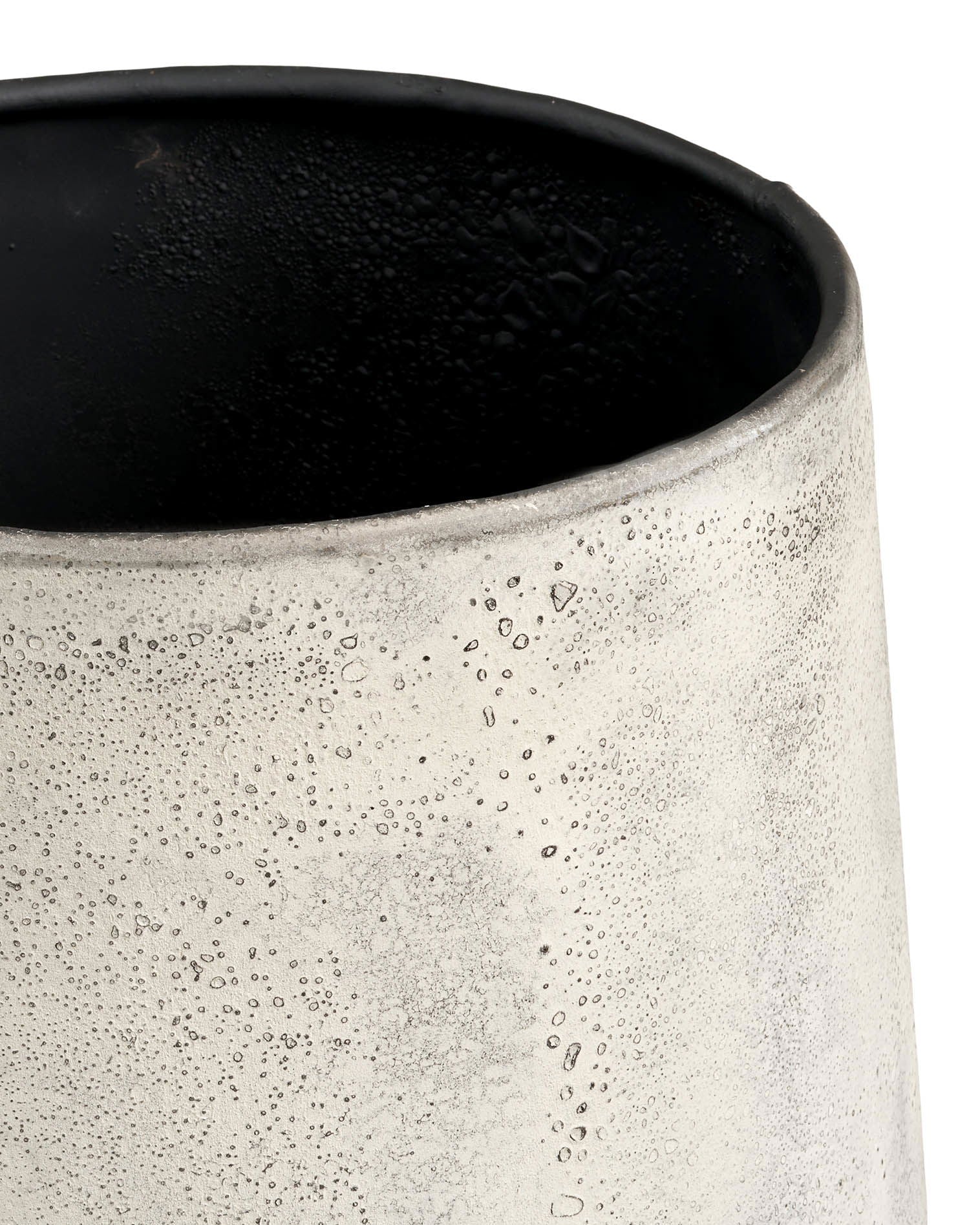 Hou - Set 2 portavasi in metallo beige antico