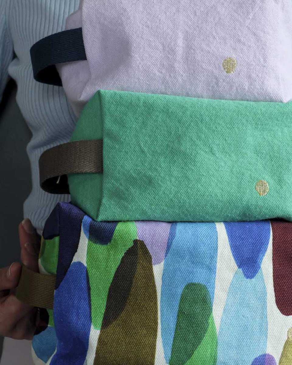 Beauty case cubico Joy Multicolore L 14 X 22 X 11