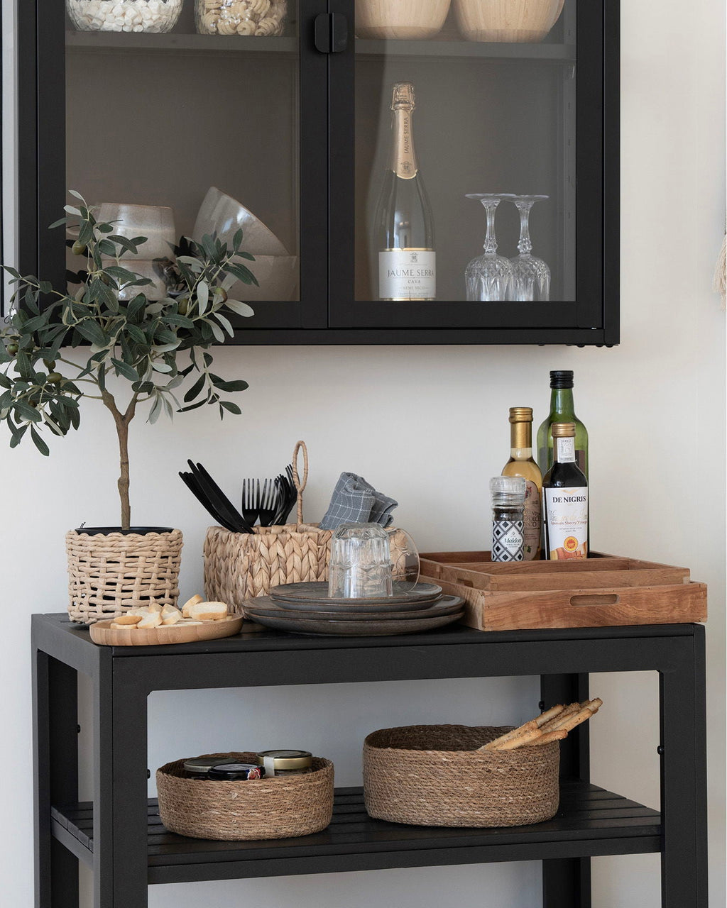 Faro - Set 3 vassoi in teak