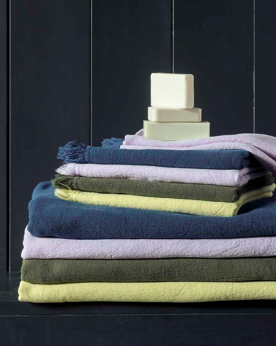 Set di 2 asciugamani ospite Luna Butter 30 X 50