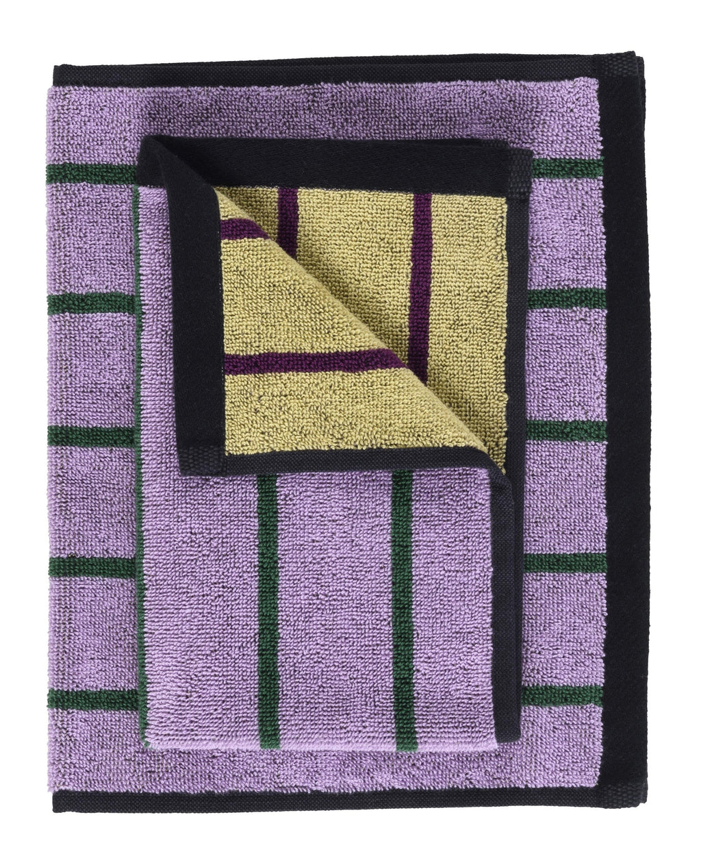 Set da 2 asciugamani ospite Charly Lilas 30 X 50