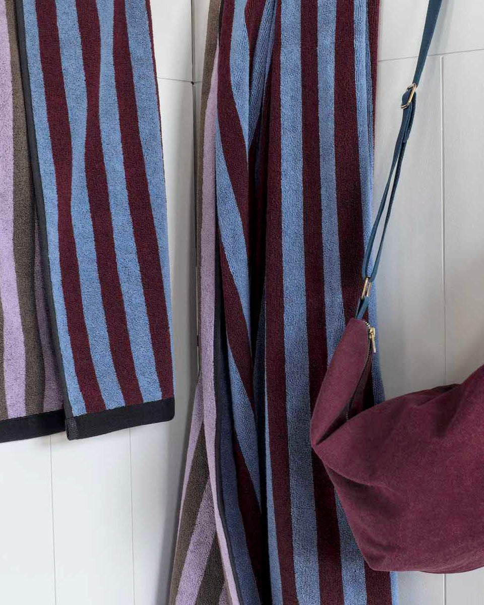 Maxi telo bagno Charly Myrtille 100 X 160