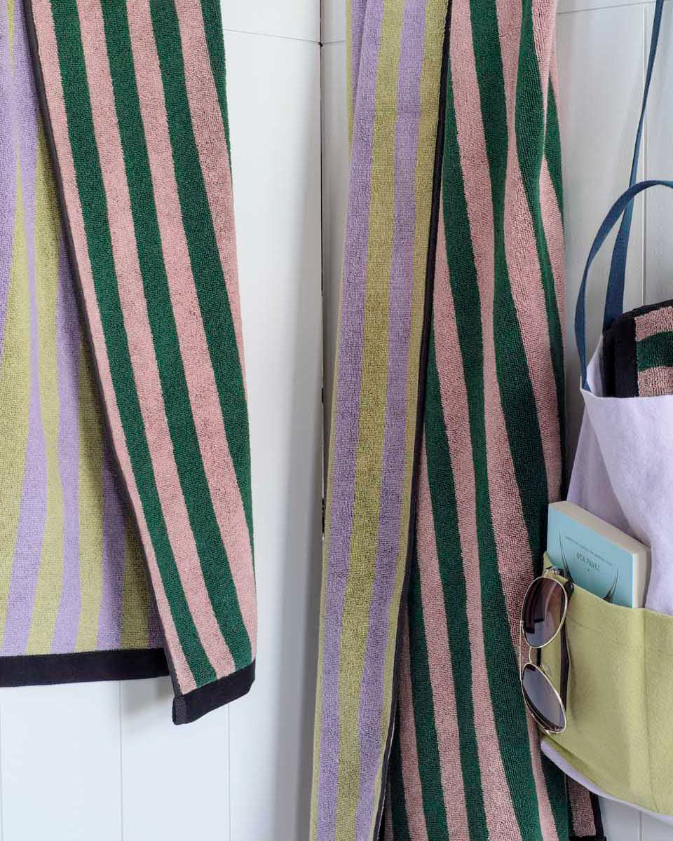 Telo bagno maxi Charly Lilas 100 X 160