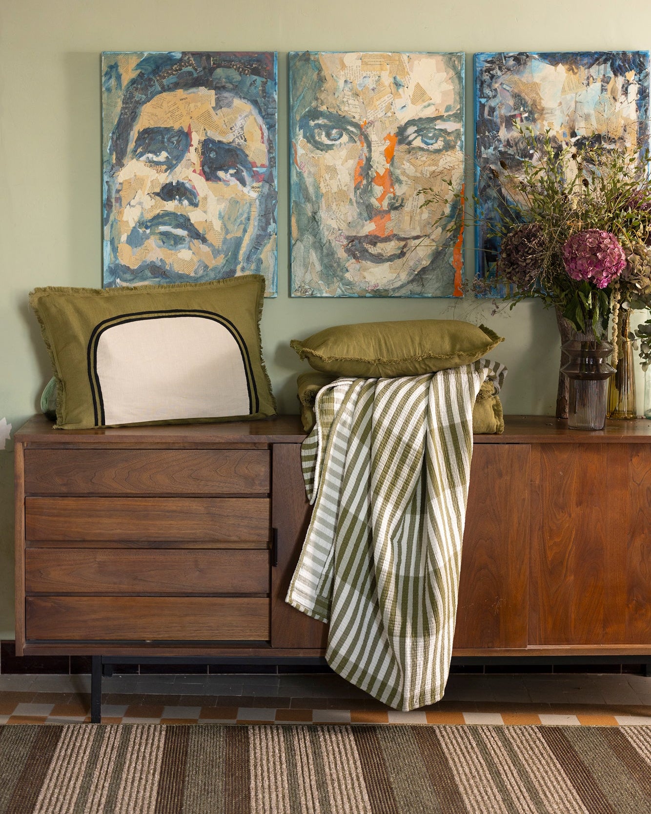 Calista Copriletto Olive 260 X 260