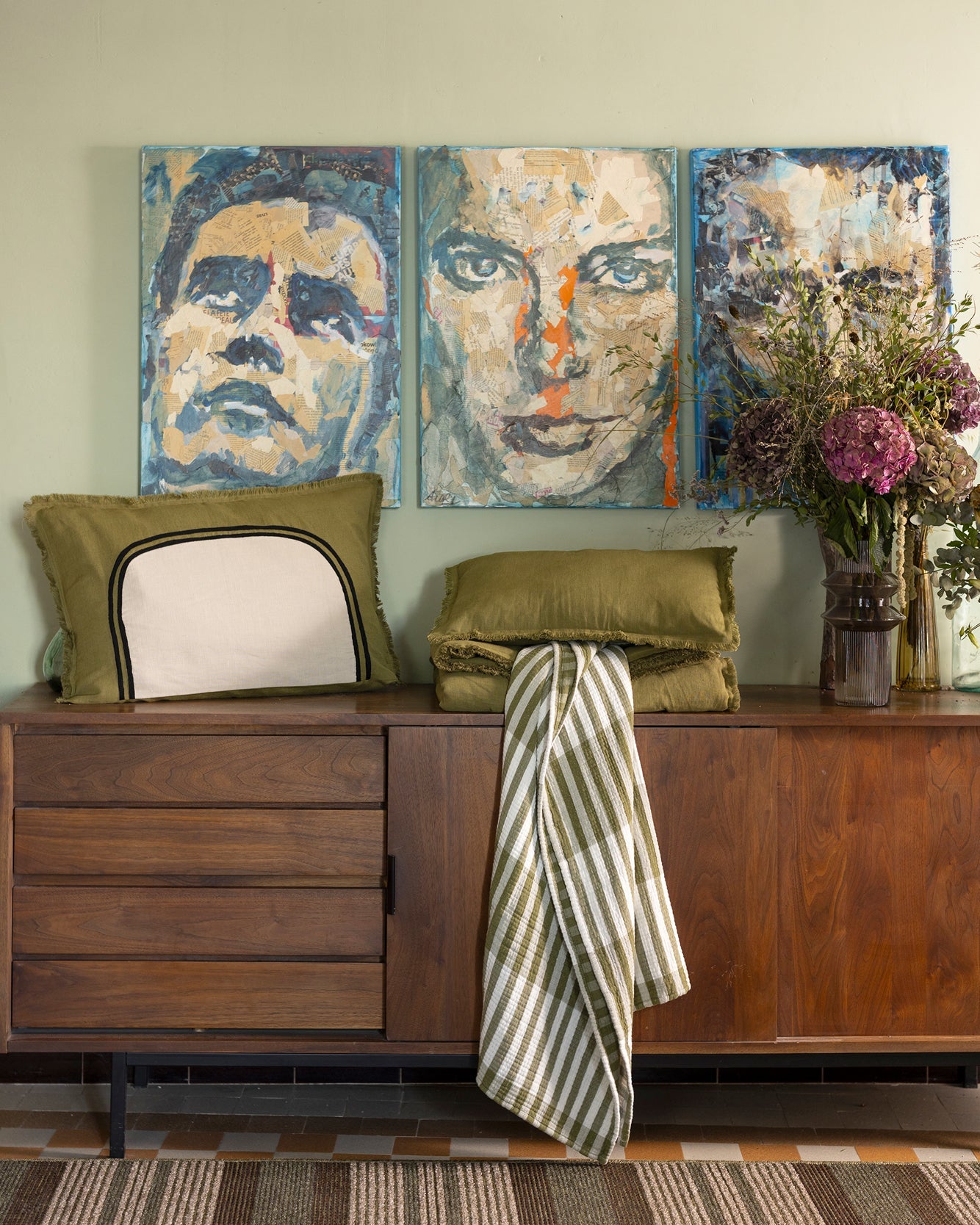 Calista Copriletto Olive 260 X 260