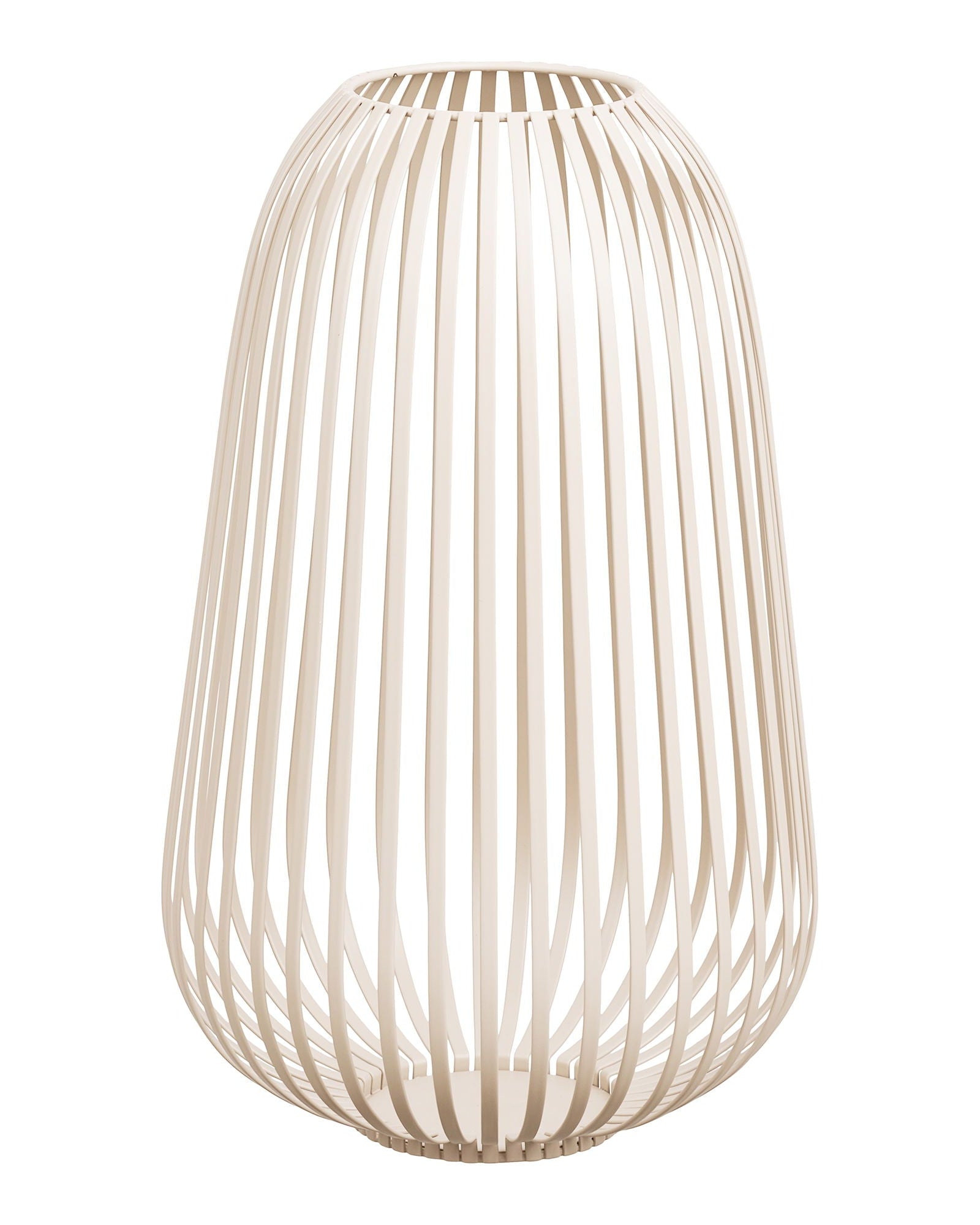 Stoense - Lanterna, metallo, beige ø24,5x40 cm