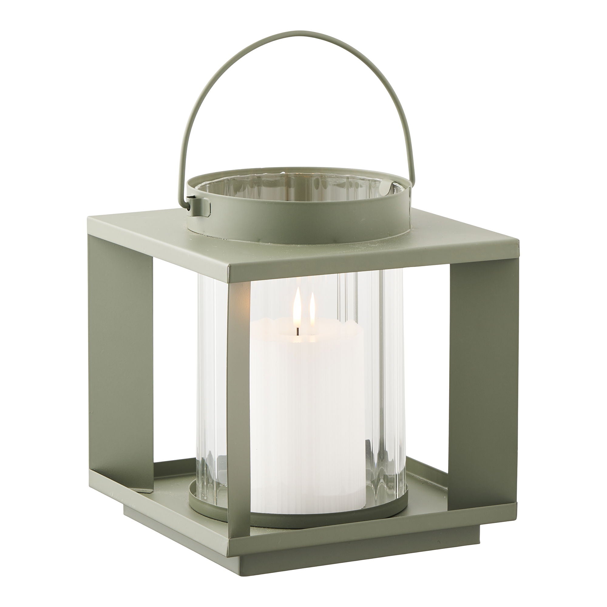 Lohals  - Lanterna in vetro e metallo, verde