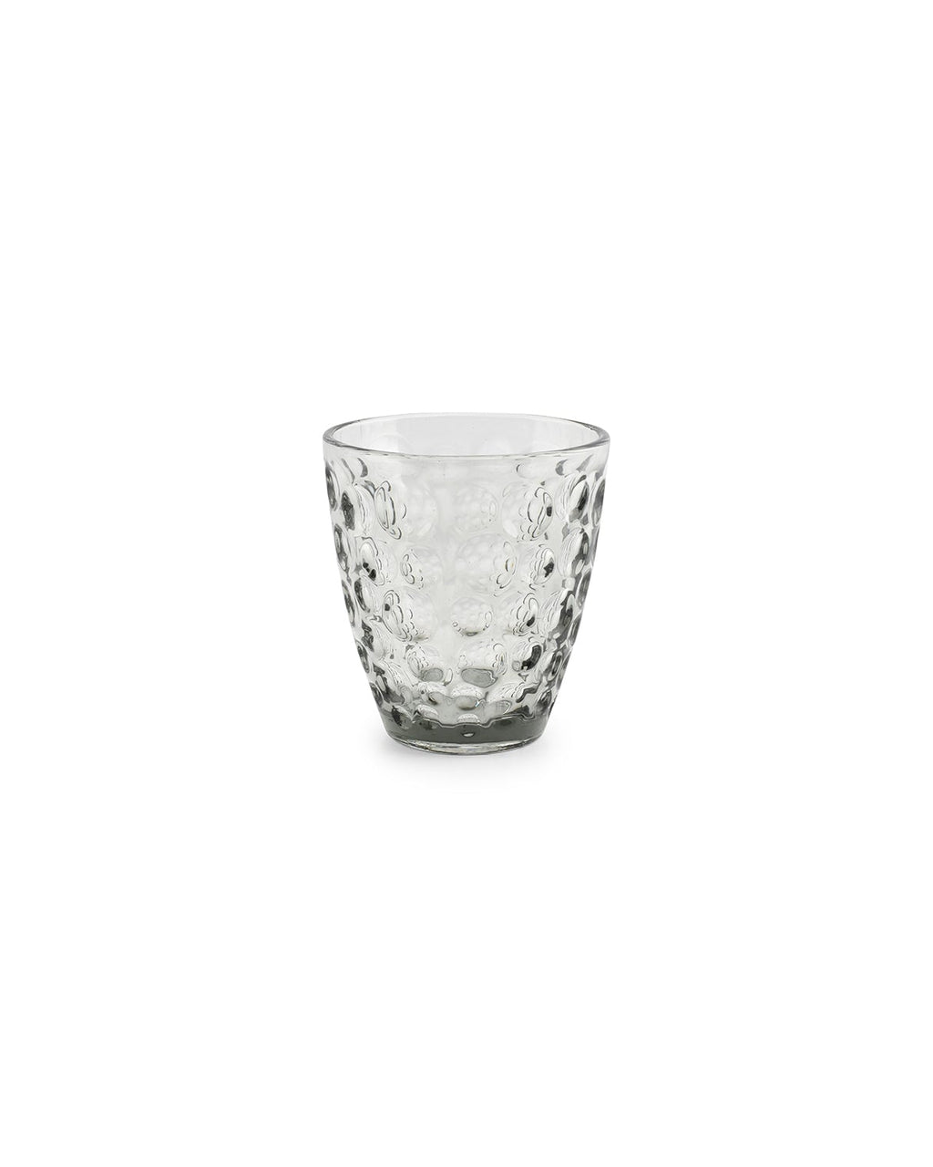 Bubble - Set 4 Bicchieri in vetro grigio