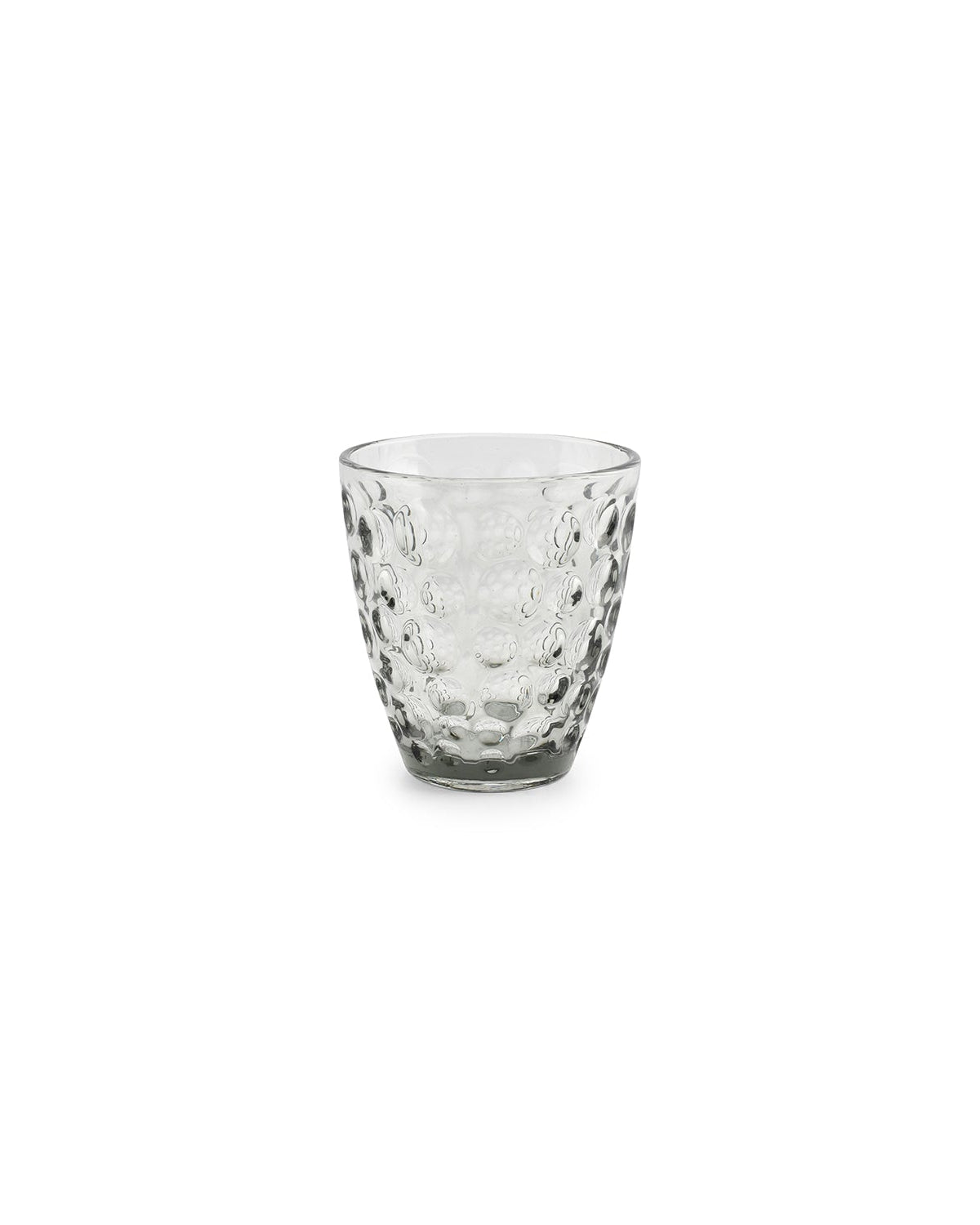 Bubble - Set 4 Bicchieri in vetro grigio