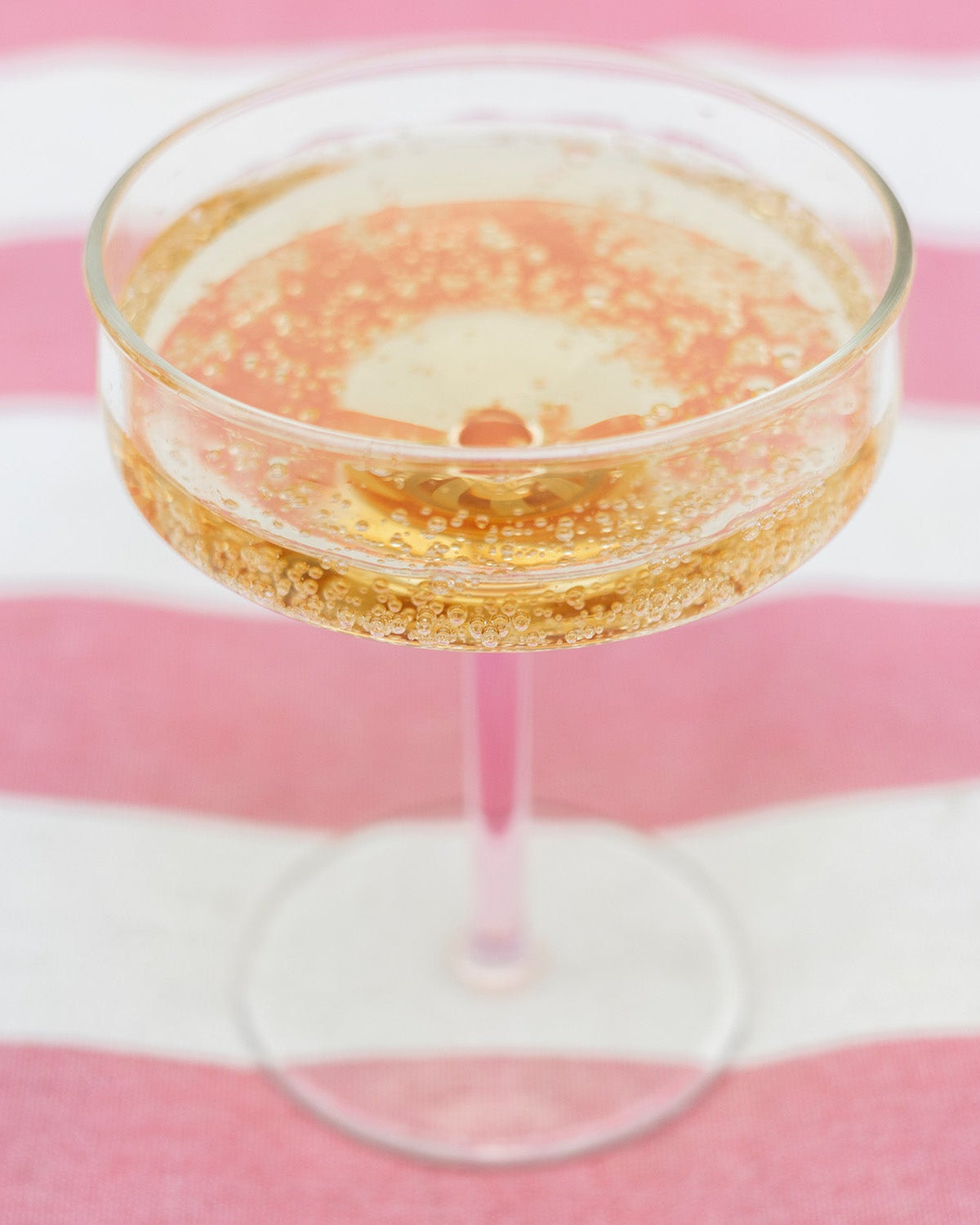 Fizz - Set 2 Bicchieri da champagne in vetro rosa