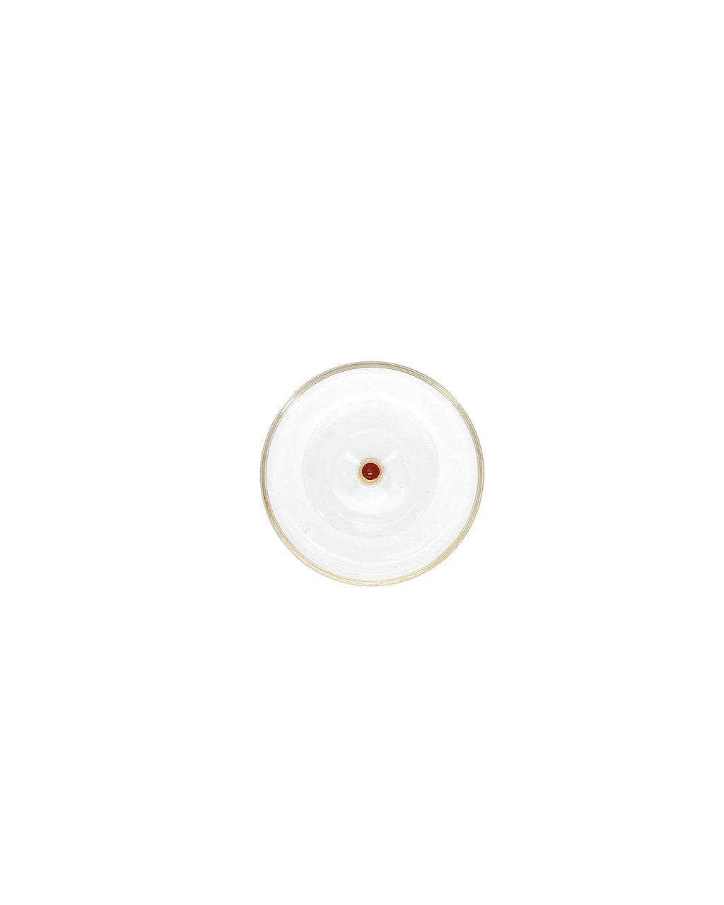 Fizz - Set 2 Coppe da champagne in vetro giallo