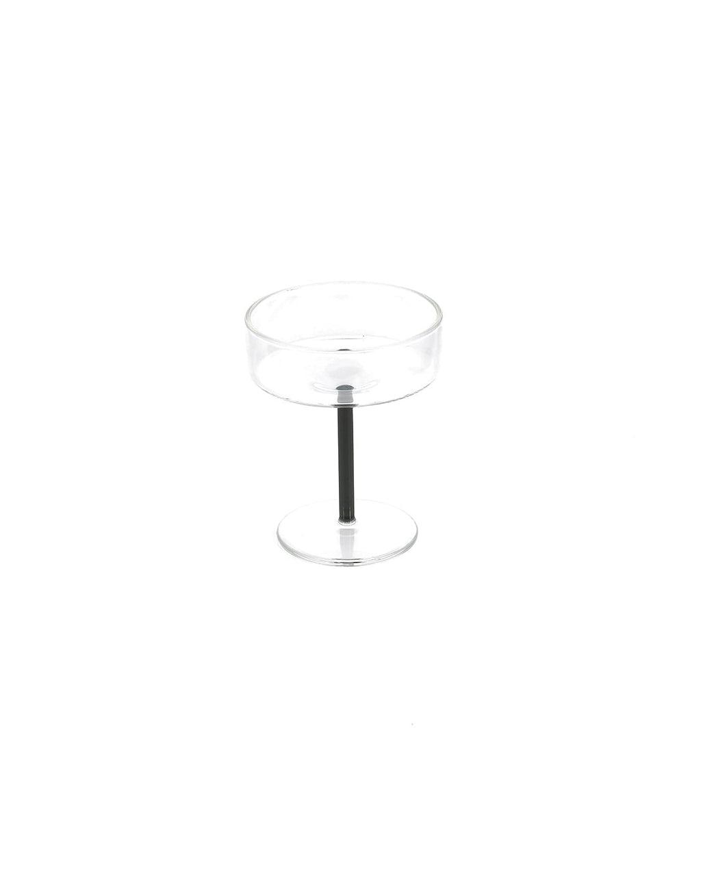 Fizz - Set 2 Coppe da champagne in vetro grigio
