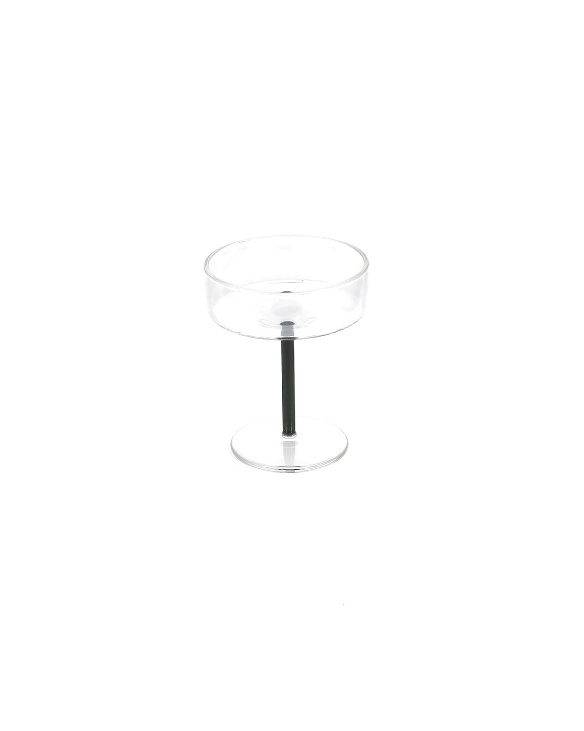 Fizz - Set 2 Coppe da champagne in vetro grigio