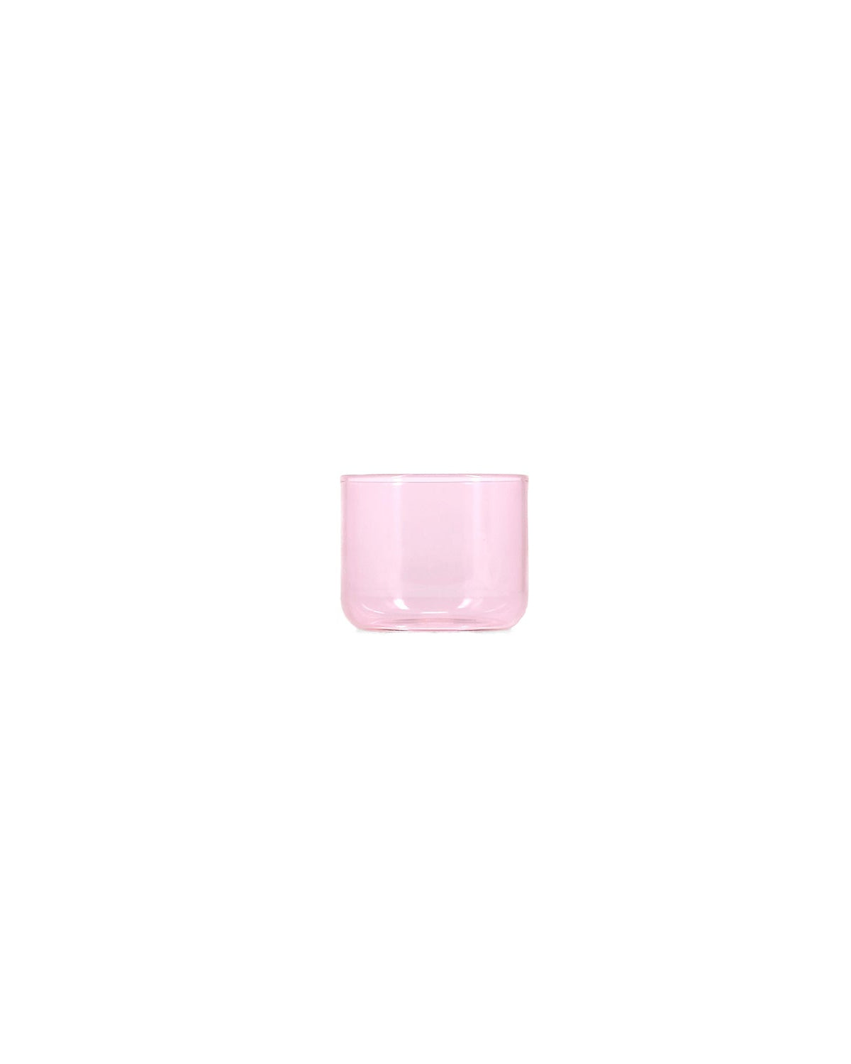 Fizz - Set 4 Bicchieri in vetro rosa