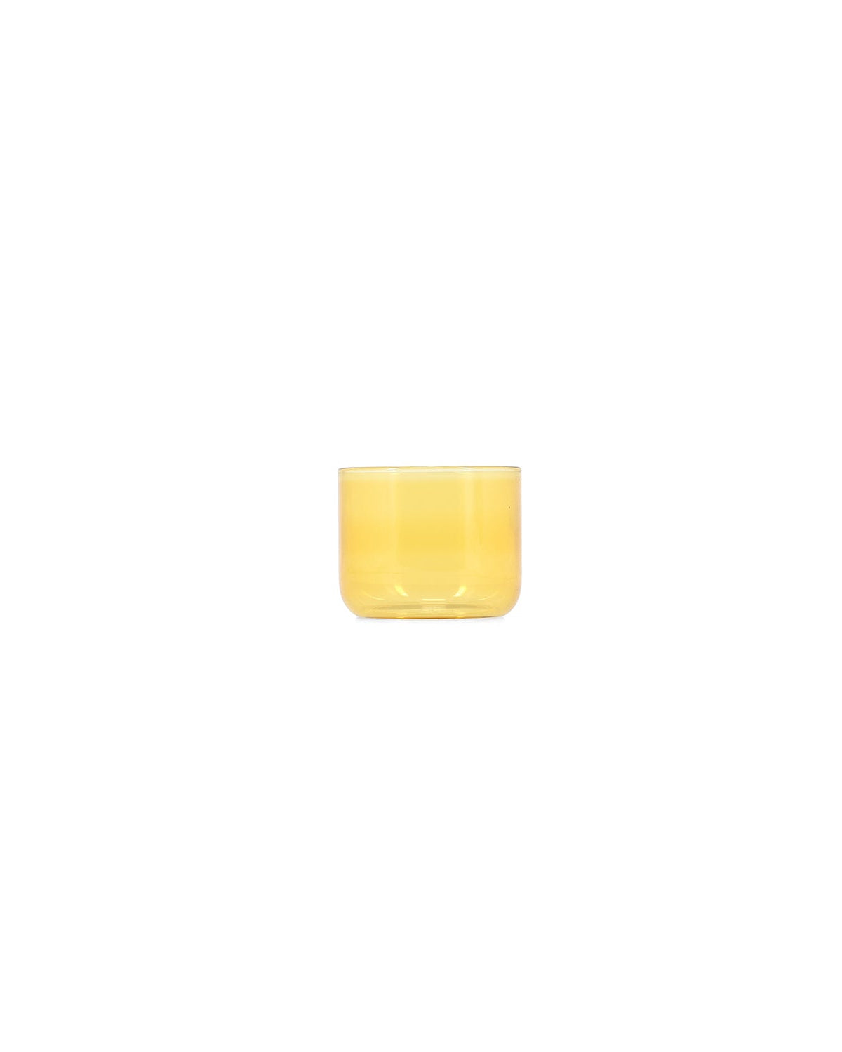 Fizz - Set 4 Bicchieri in vetro giallo