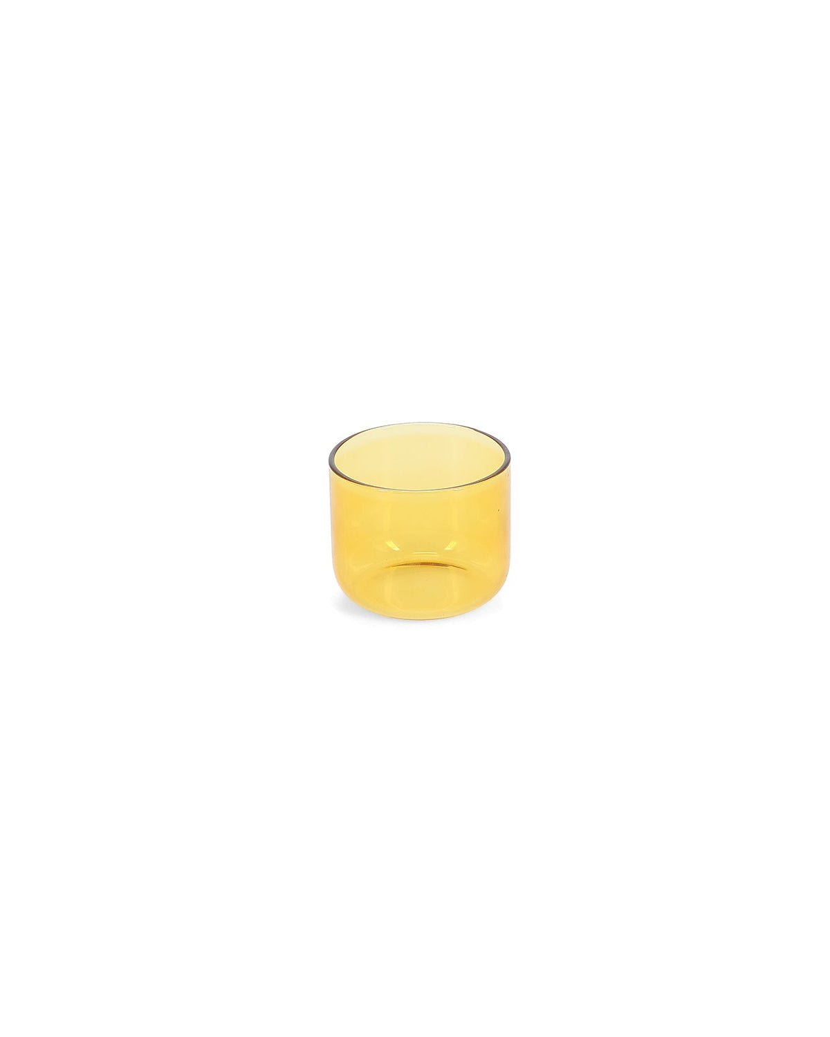 Fizz - Set 4 Bicchieri in vetro giallo