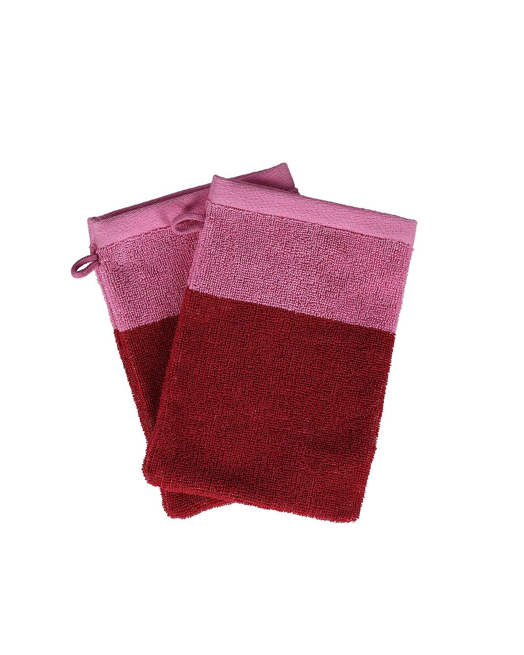 Pixie - Set 2 lavette 15x21 cm, rosa cipria