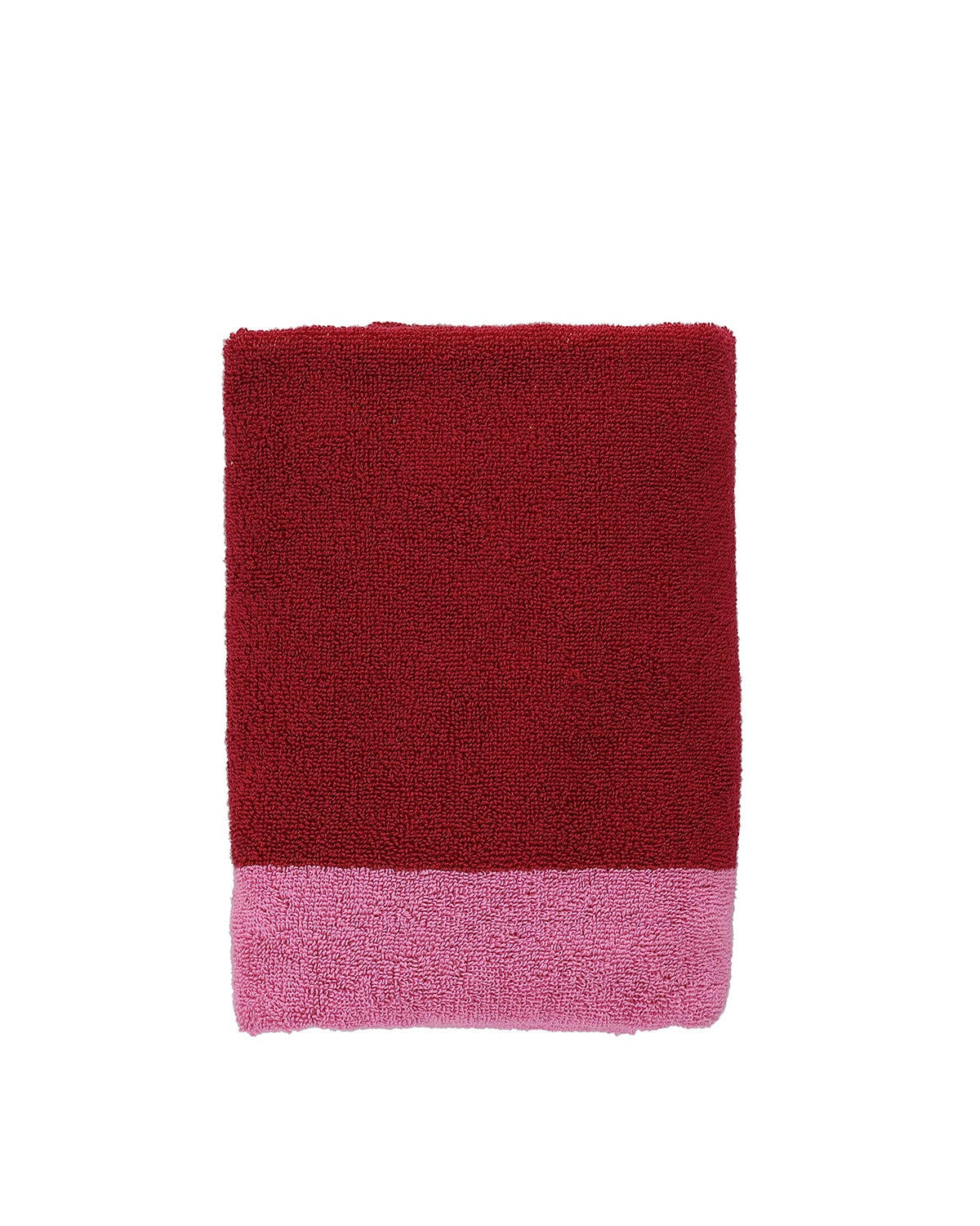Pixie - Set 2 Asciugamani viso rosa cipria, 50x100 cm