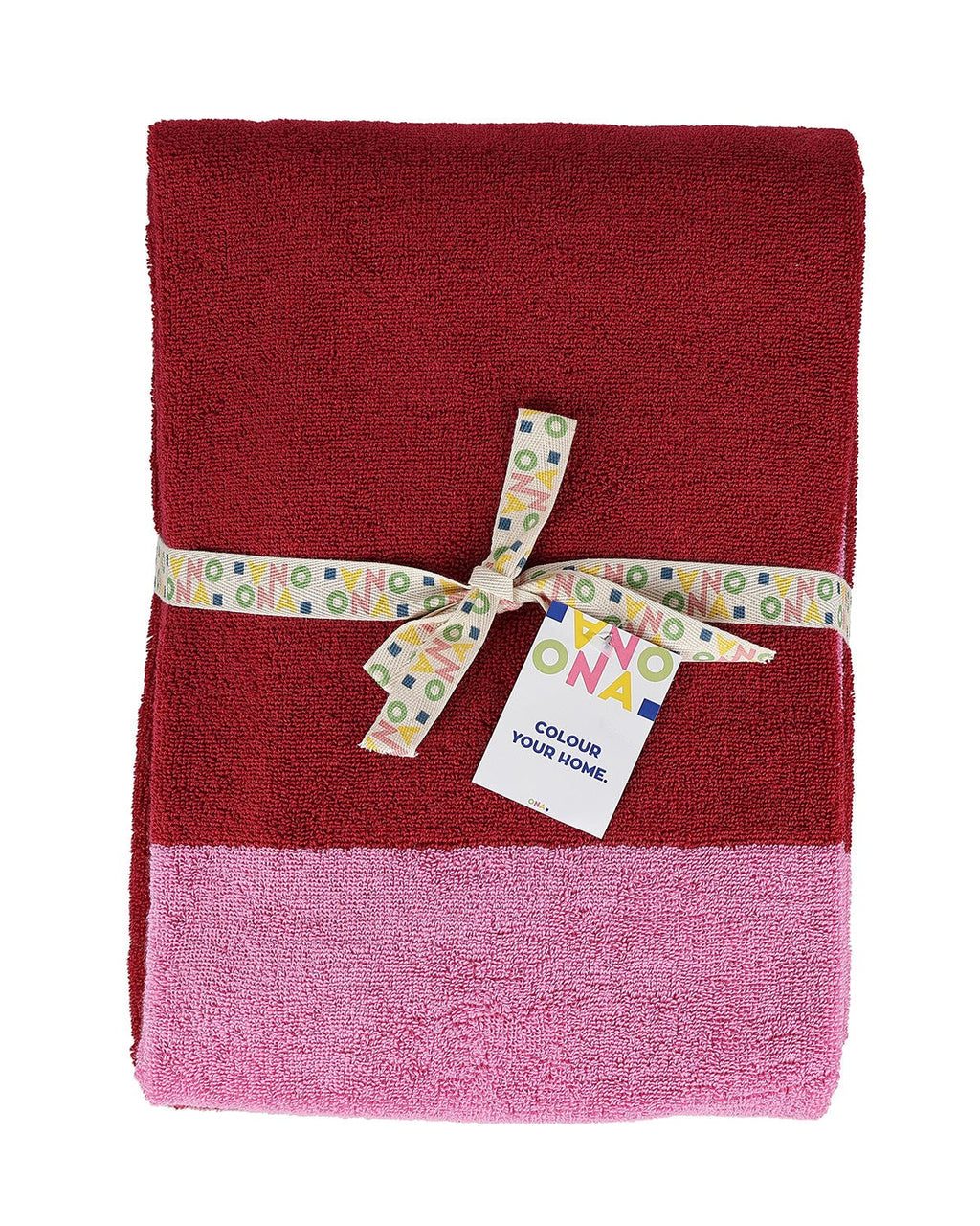 Pixie - Set 2 asciugamani doccia, rosa cipria,  70x140 cm
