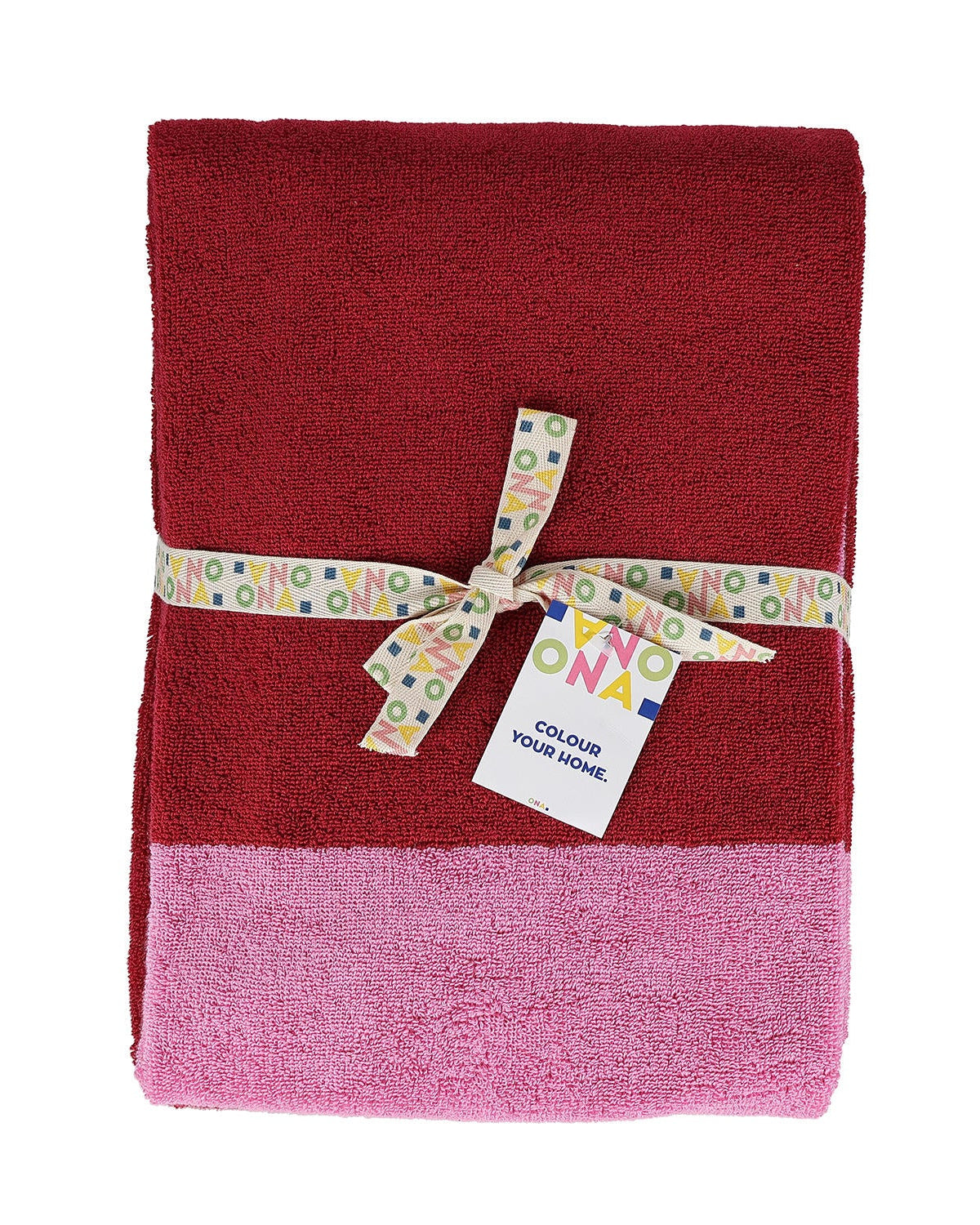 Pixie - Set 2 asciugamani doccia, rosa cipria,  70x140 cm