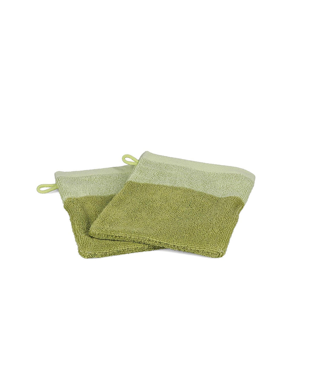 Pixie - Set 2 Guanti da bagno 15x21 cm verde pistacchio