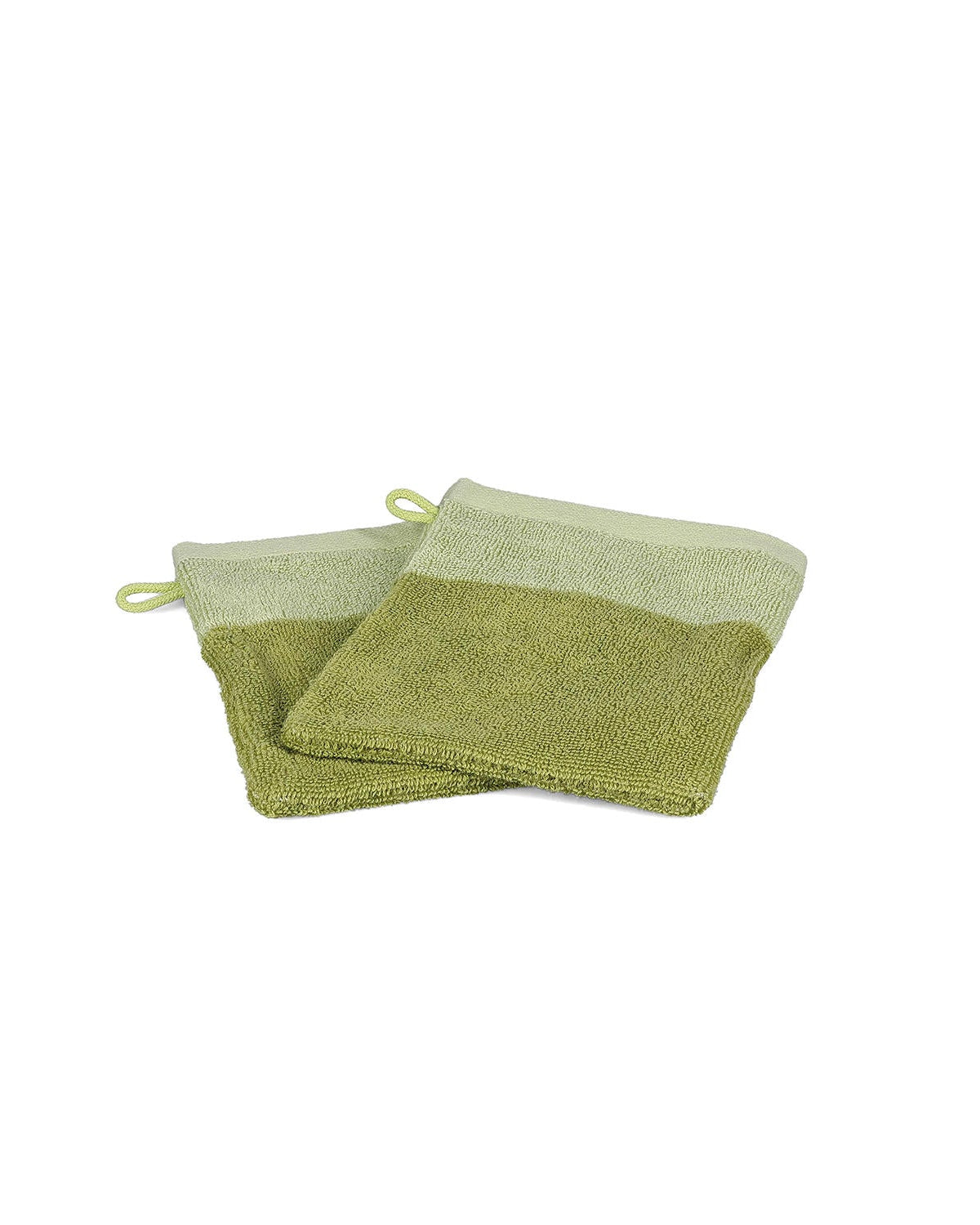 Pixie - Set 2 Guanti da bagno 15x21 cm verde pistacchio