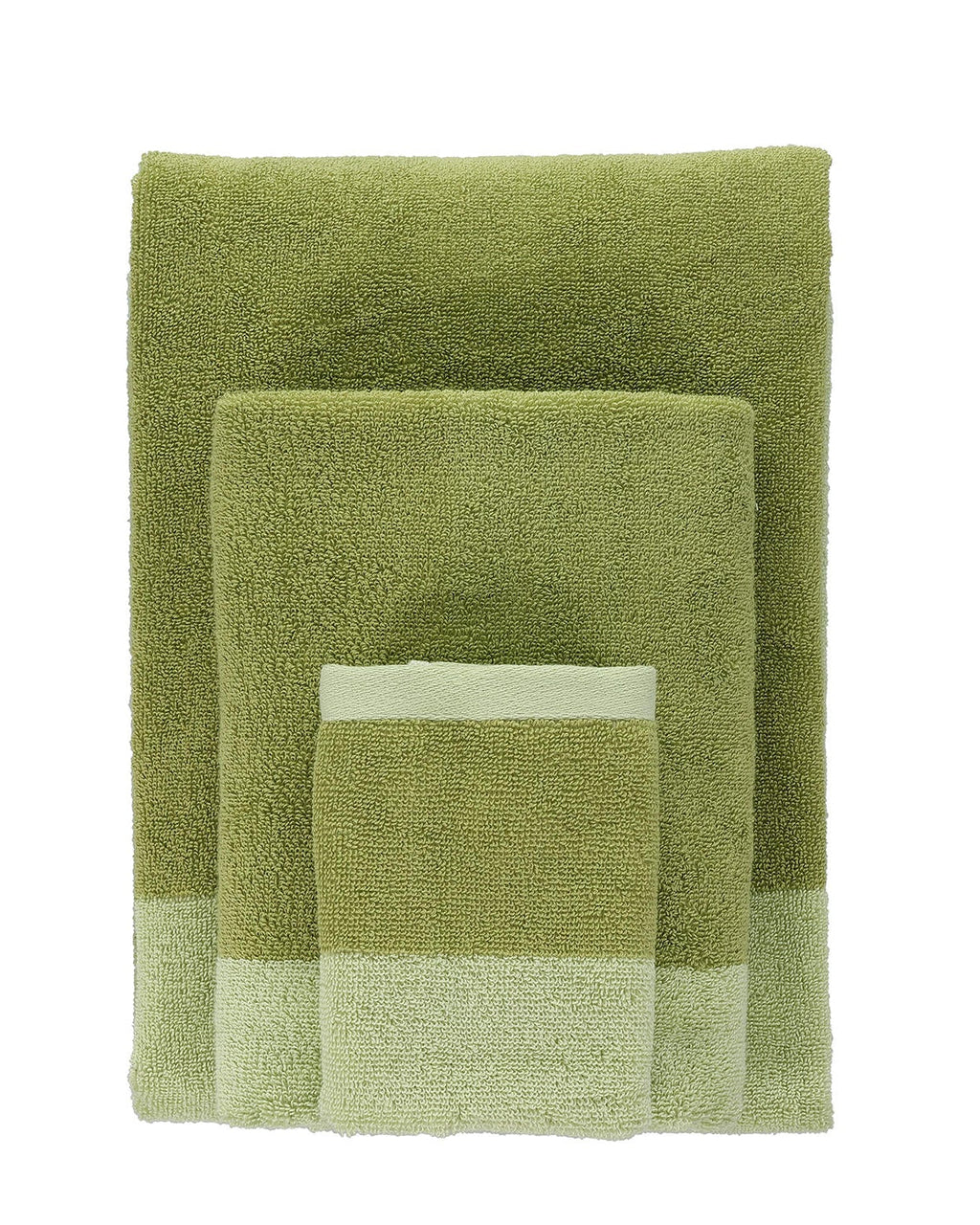 Pixie - Set 2 asciugamani ospite 30x50 cm verde pistacchio