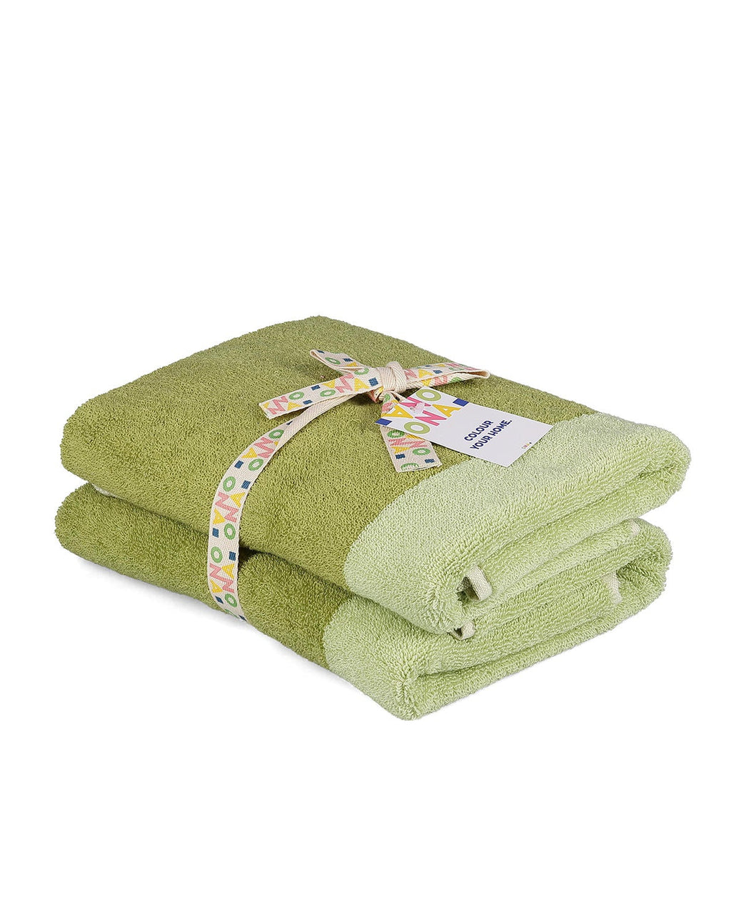 Pixie - Set 2 asciugamani viso 50x100 cm verde pistacchio