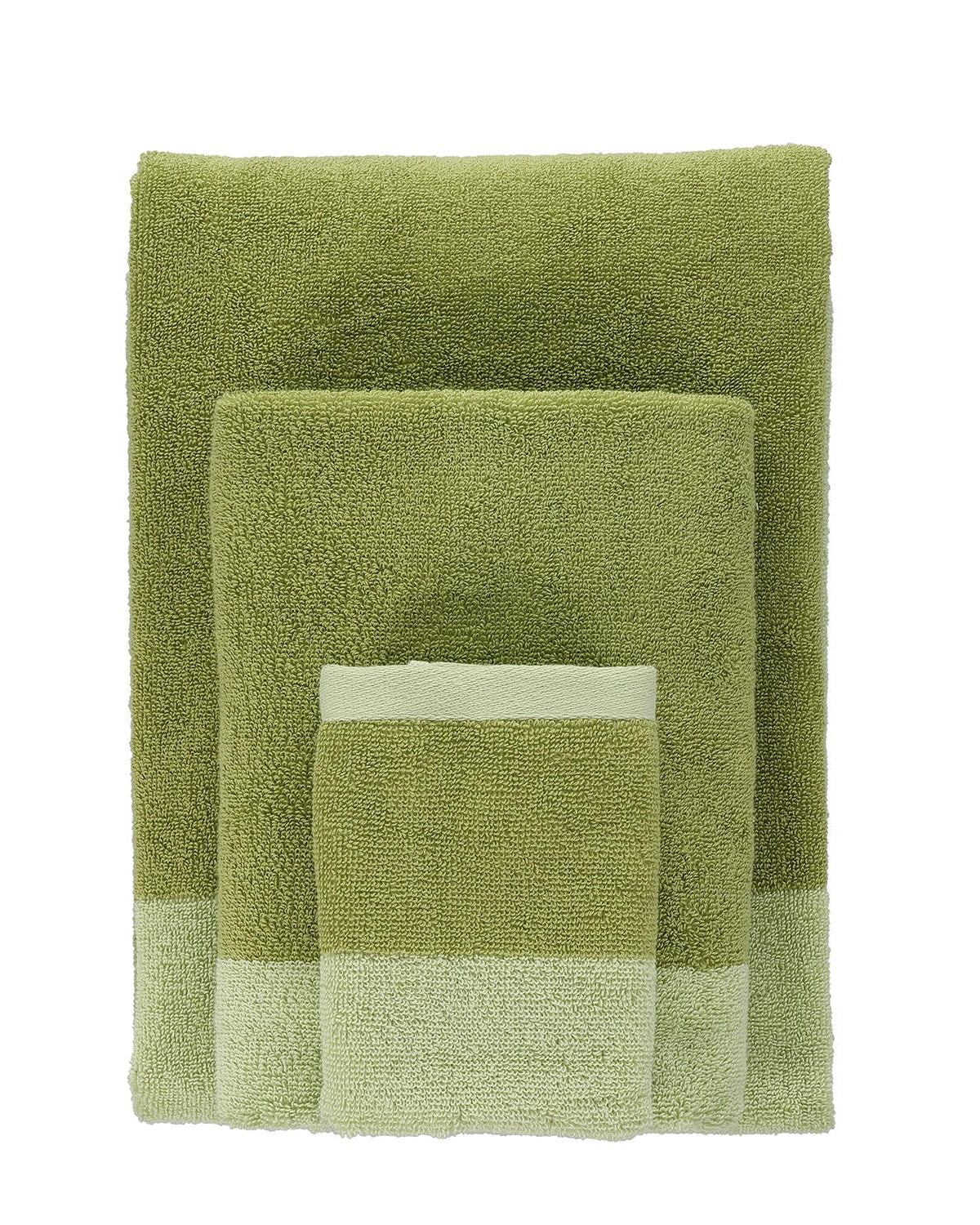 Pixie - Set 2 asciugamani viso 50x100 cm verde pistacchio