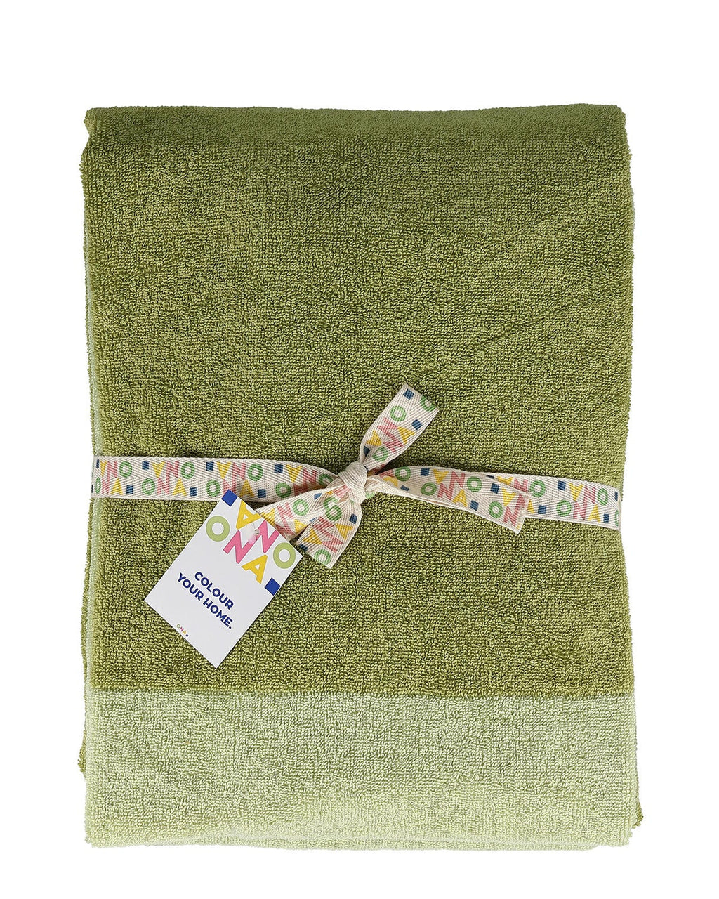 Pixie - Set 2 asciugamani doccia 70x140 cm verde pistacchio