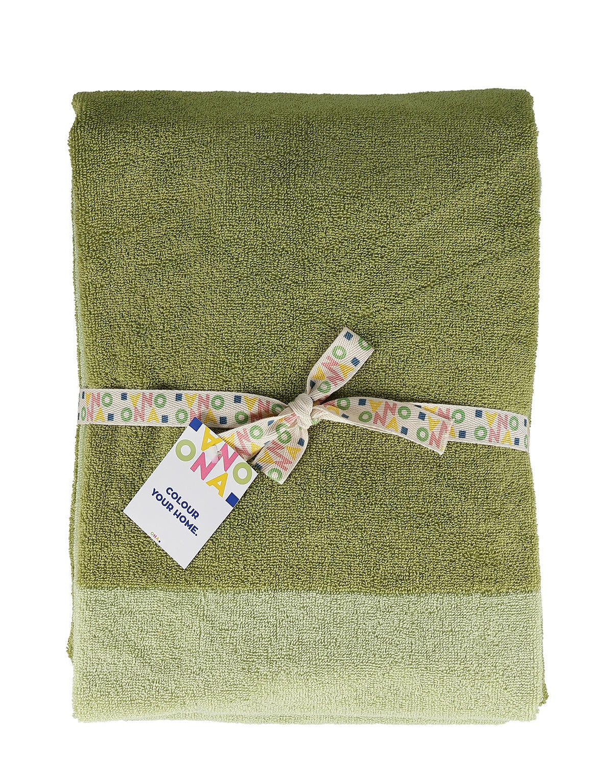 Pixie - Set 2 asciugamani doccia 70x140 cm verde pistacchio