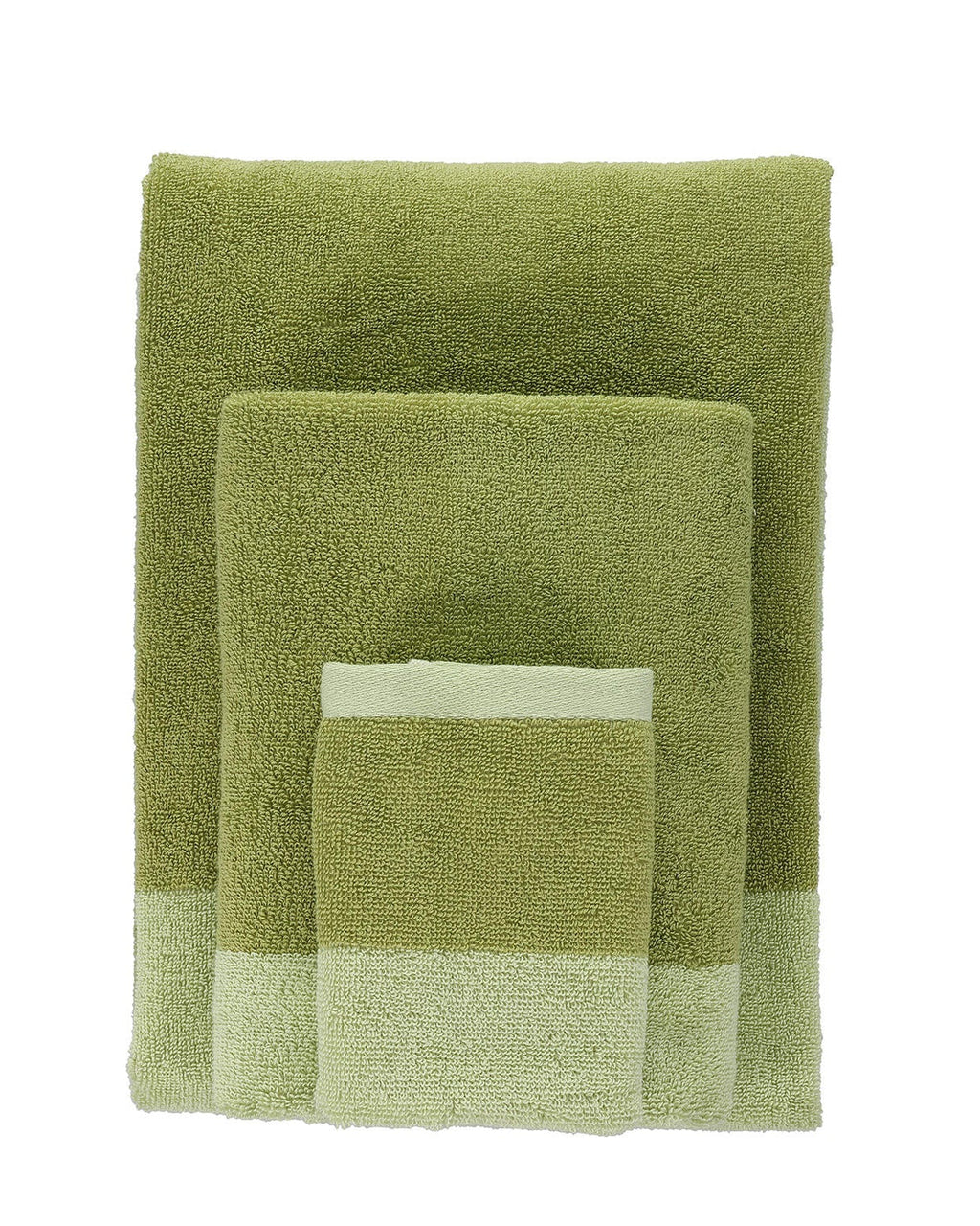 Pixie - Set 2 asciugamani doccia 70x140 cm verde pistacchio
