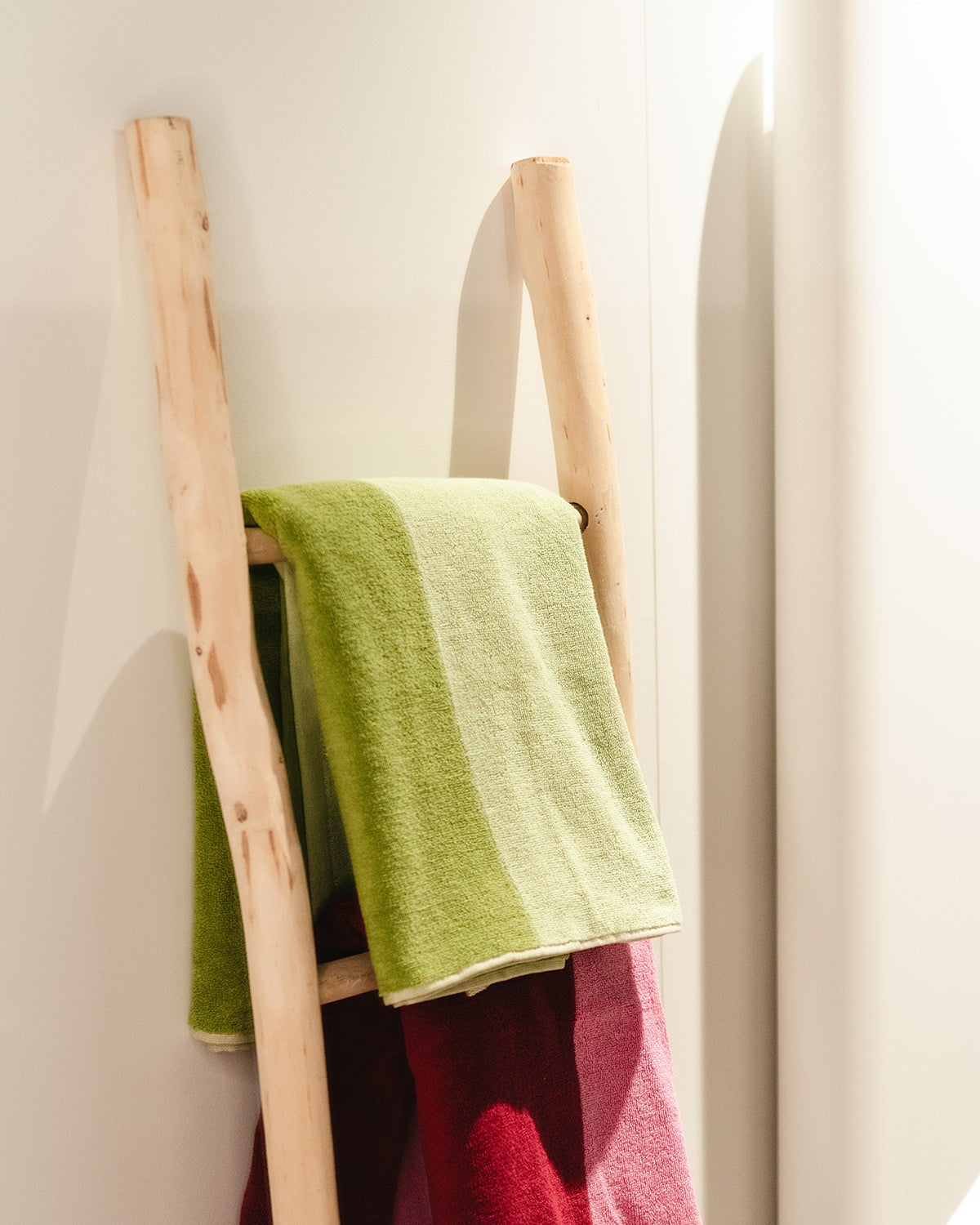 Pixie - Set 2 asciugamani doccia 70x140 cm verde pistacchio