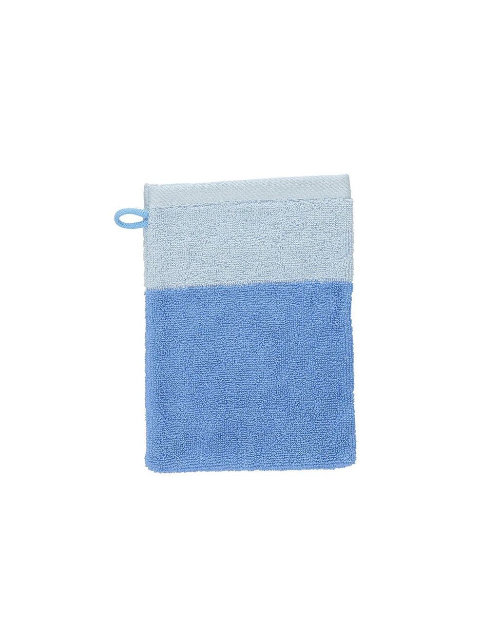 Pixie - Set 2 Guanti da bagno 15x21 cm blu oceano