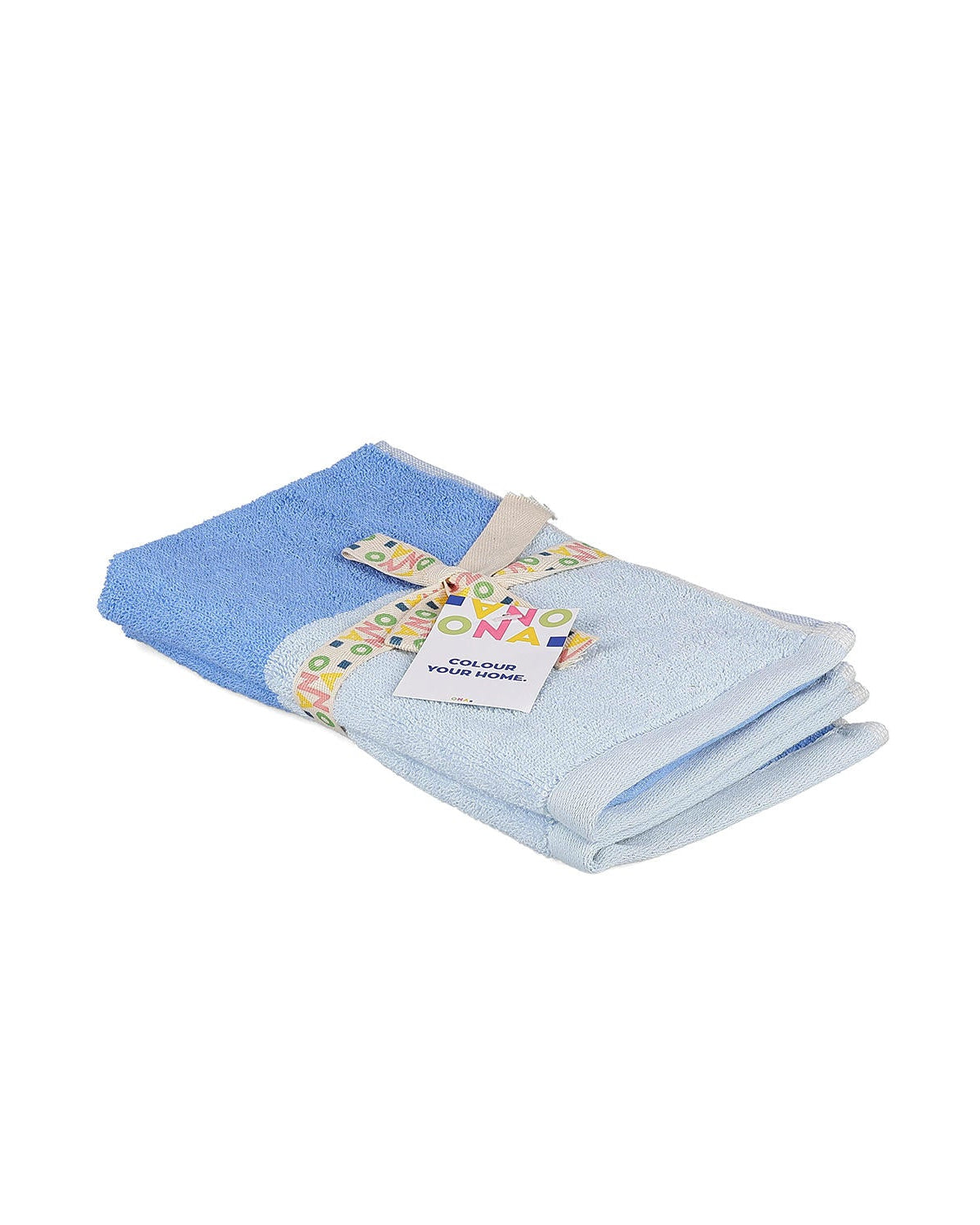 Pixie - Set 2 asciugamani ospite 30x50 cm blu oceano