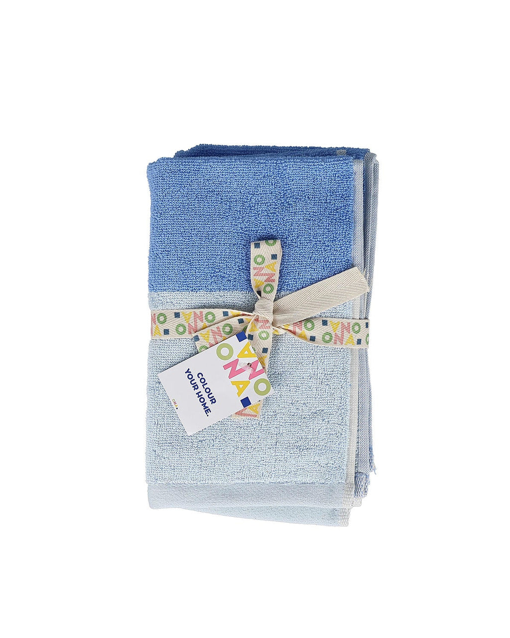 Pixie - Set 2 asciugamani ospite 30x50 cm blu oceano