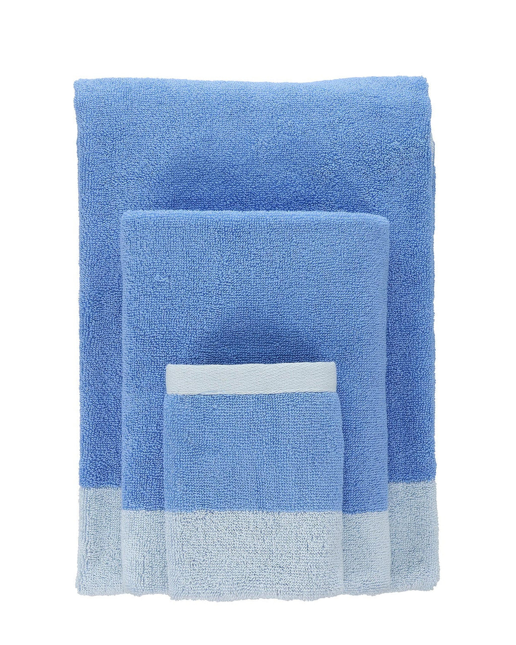 Pixie - Set 2 asciugamani ospite 30x50 cm blu oceano