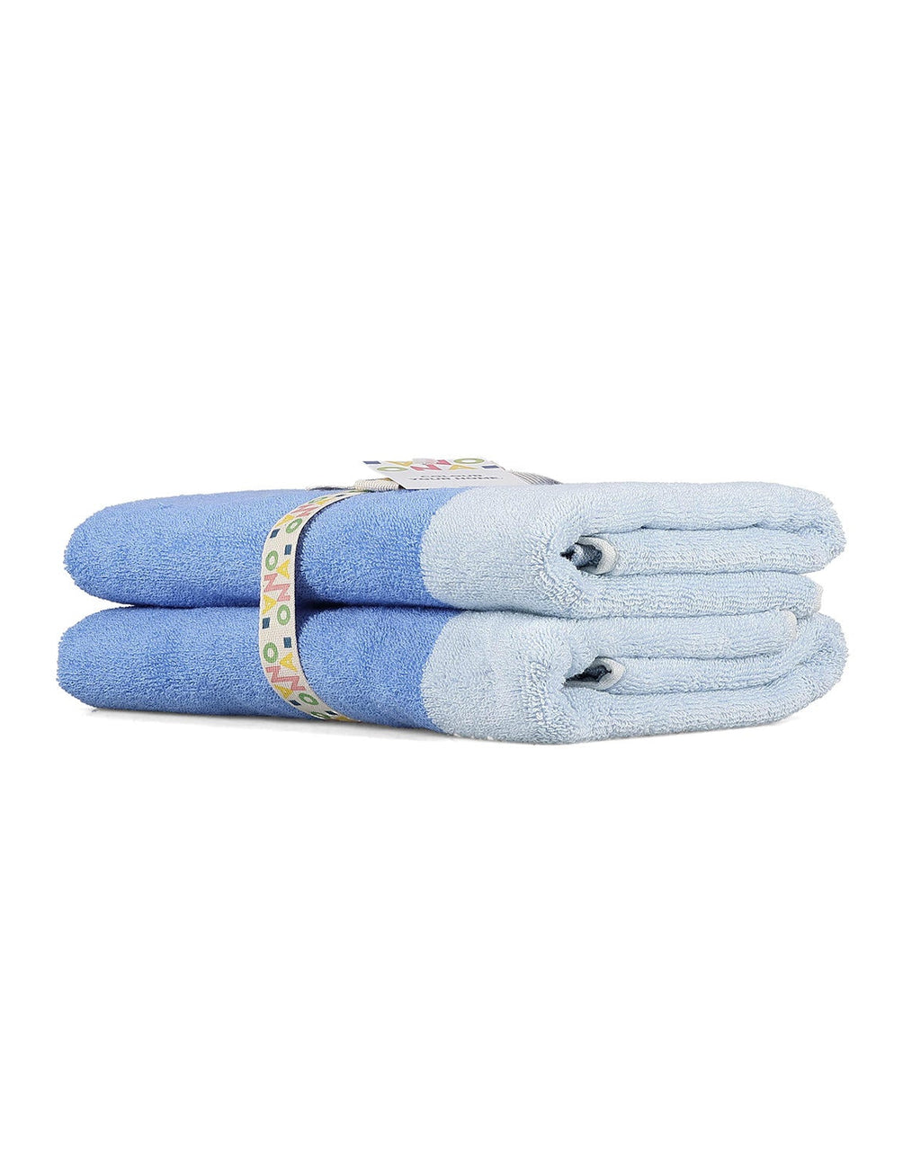 Pixie - Set 2 asciugamani viso 50x100 cm blu oceano