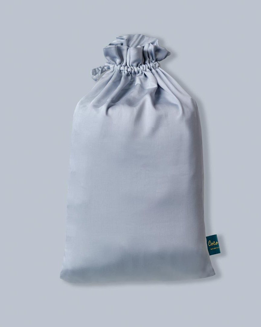 Tencel - lenzuolo singolo con angoli azzurro chiaro, 90 x 210