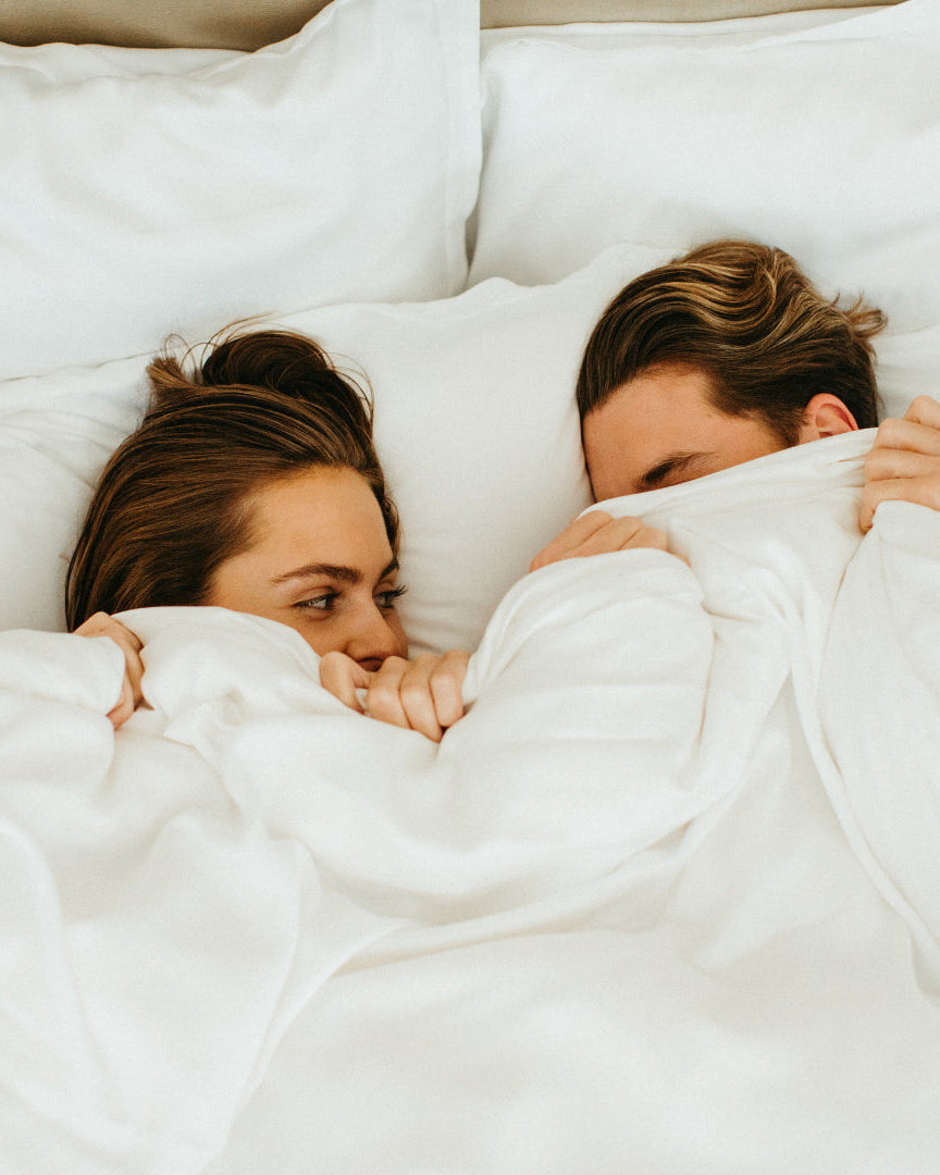 Tencel - copripiumino singolo bianco, 140 x 220