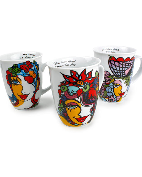 Josien Broeren - Set 6 mug, 32 cl
