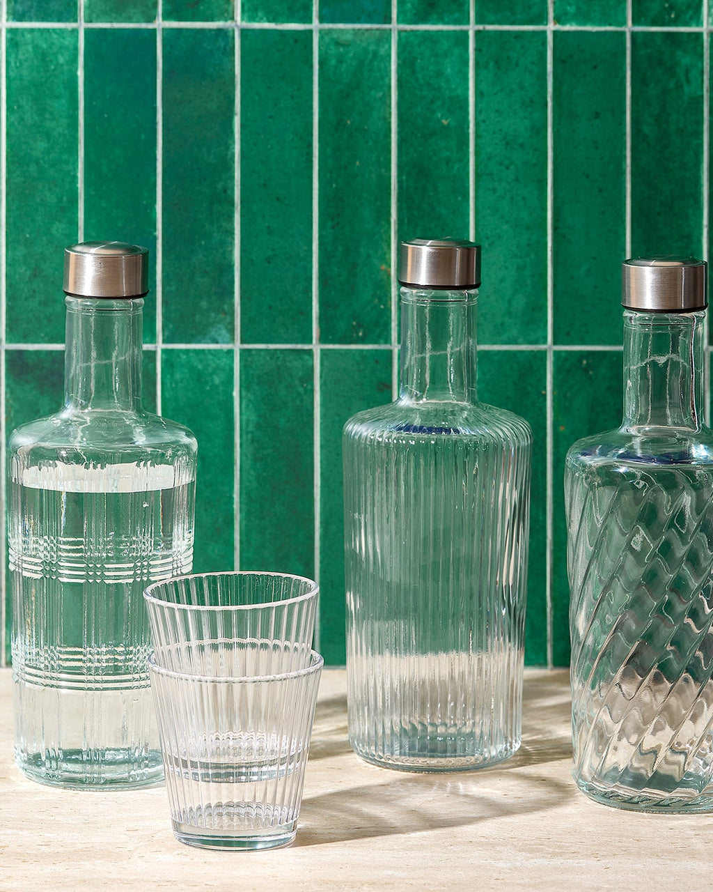 Tap - Caraffa 110 cl con tappo ondulato