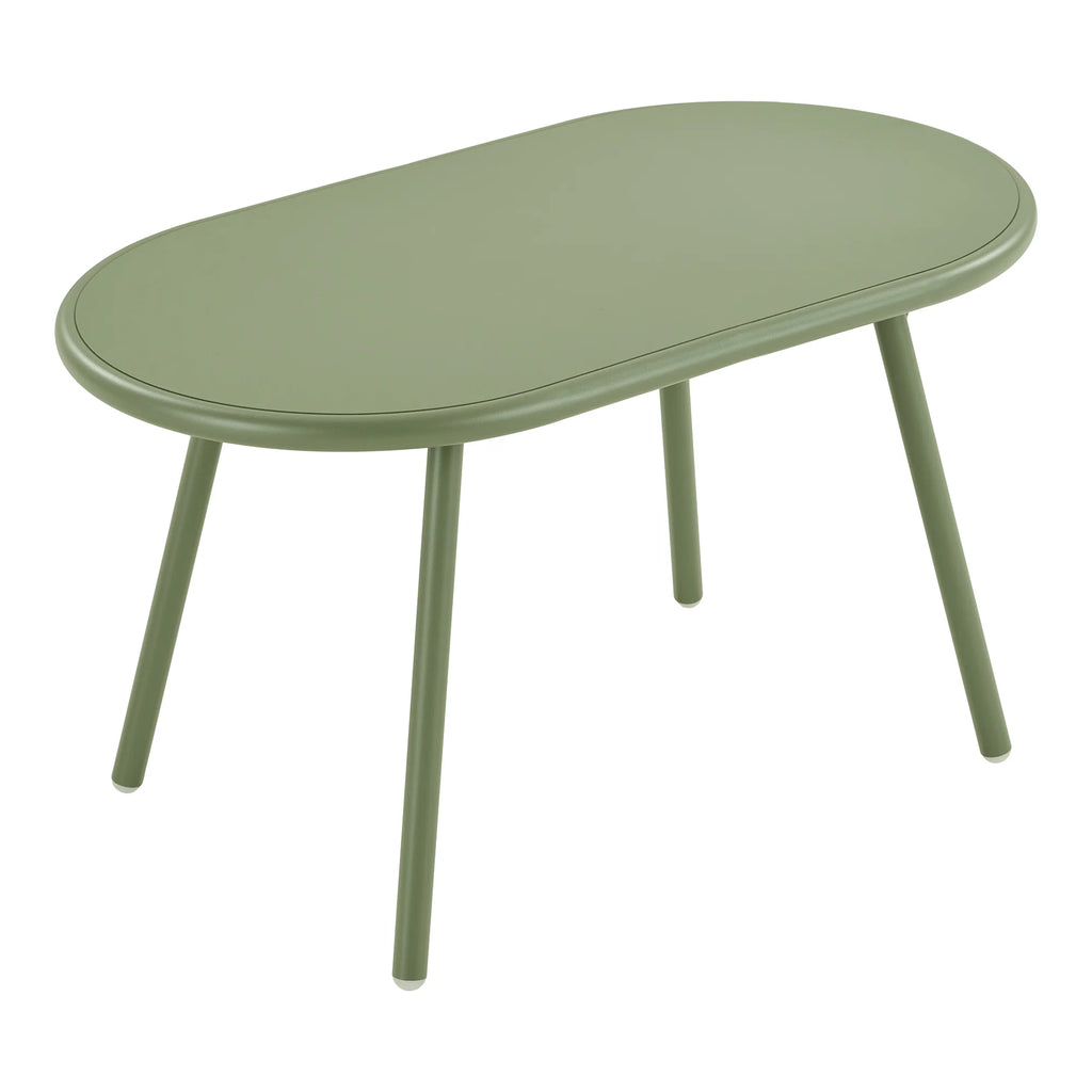 Saly - set da giardino in polipropilene e acciaio, verde
