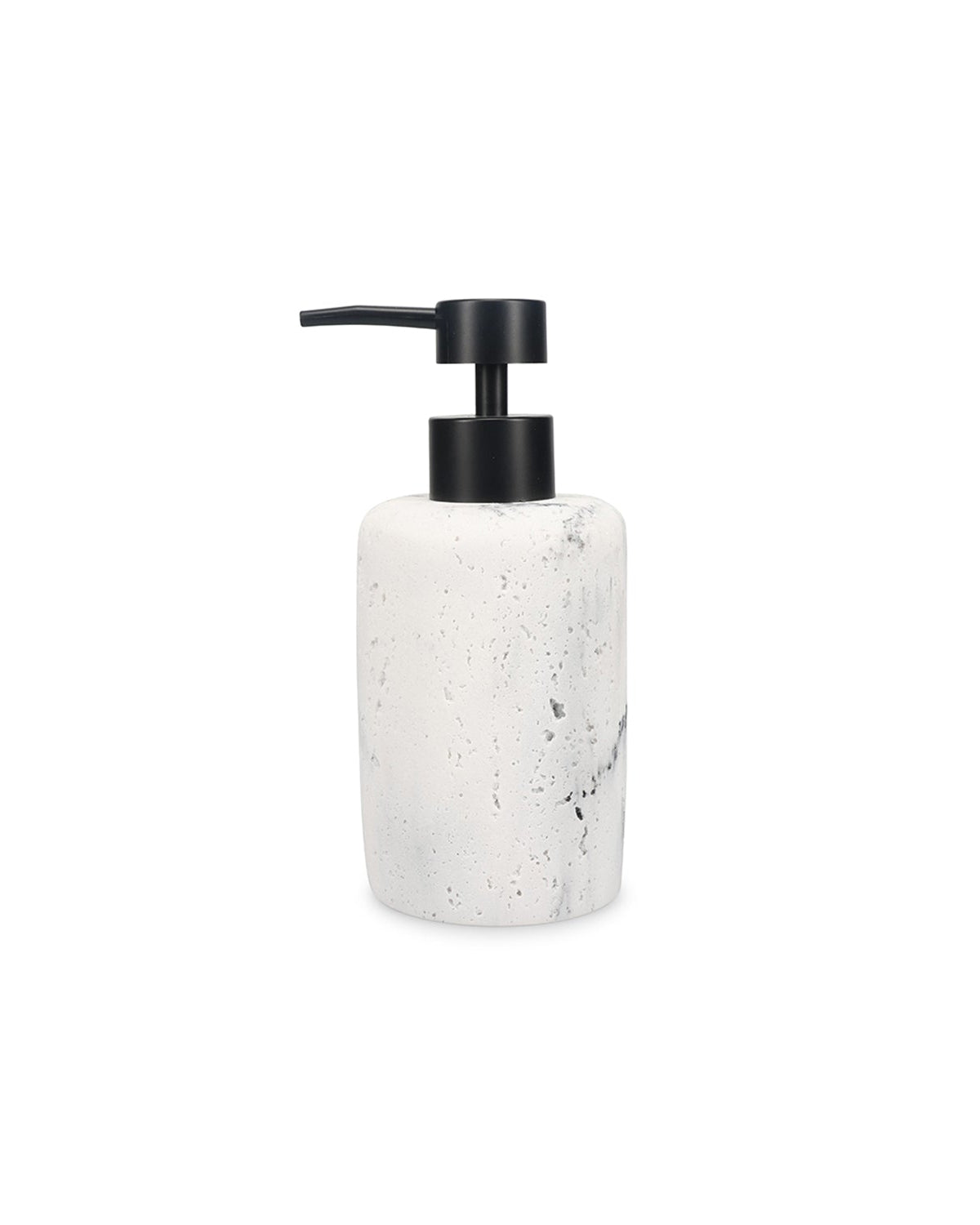 Suds - Dispenser per sapone in poliresina effetto marmo bianco