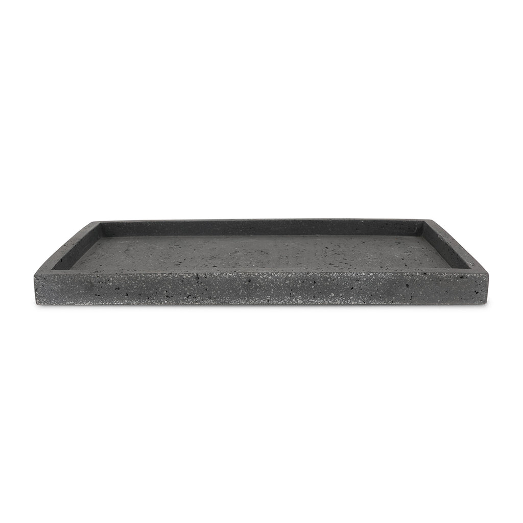 Suds - Vassoio effetto pietra grigio antracite