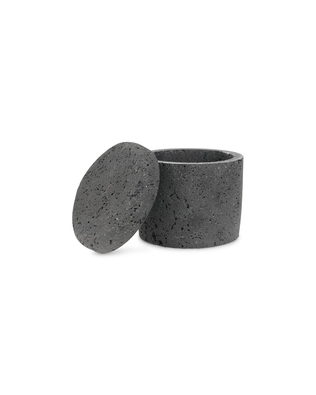 Suds - Barattolo contenitore effetto pietra grigio antracite
